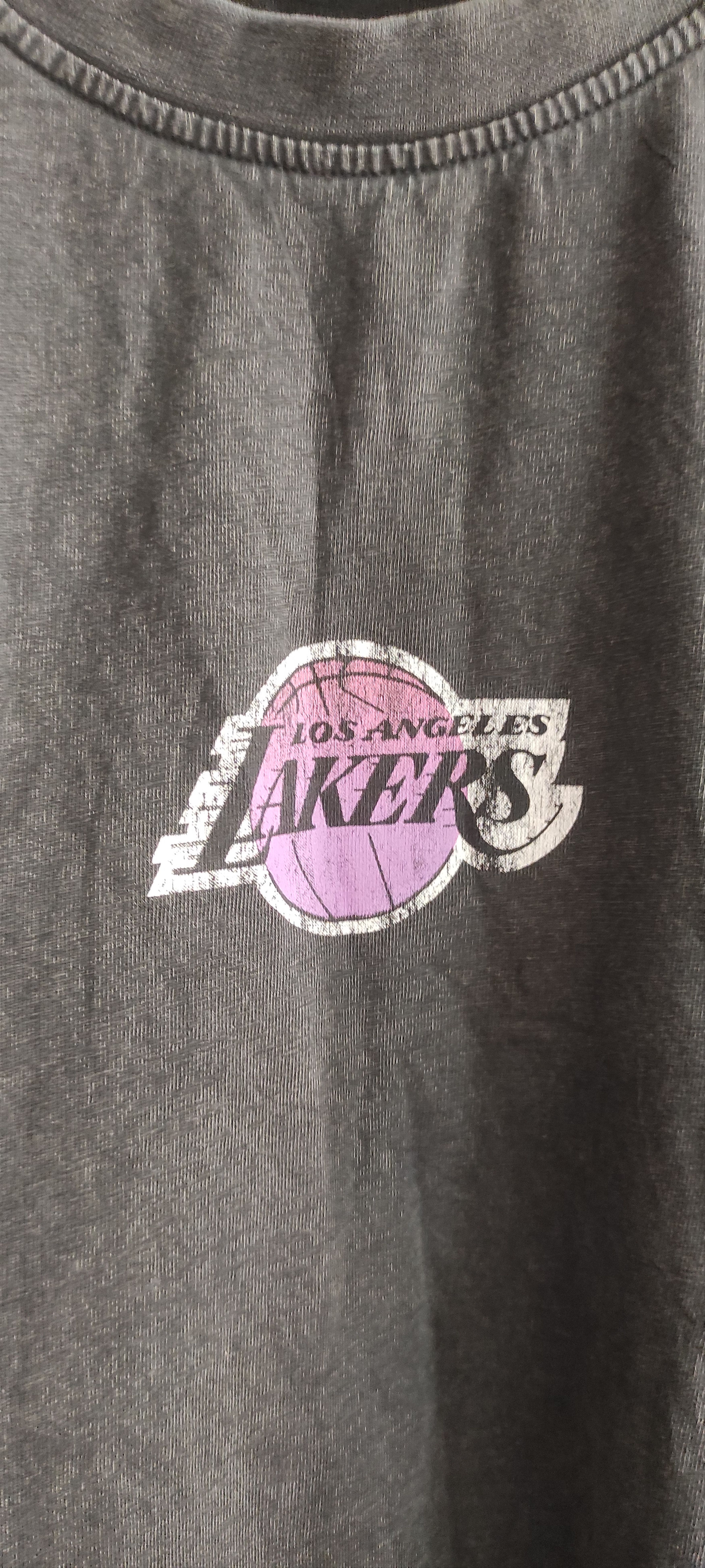 NBA × Vintage NBA Lakers Basketball Tee Graphic Print Los Angeles Lakers Size US XXL / EU 58 / 5 - 5 Thumbnail