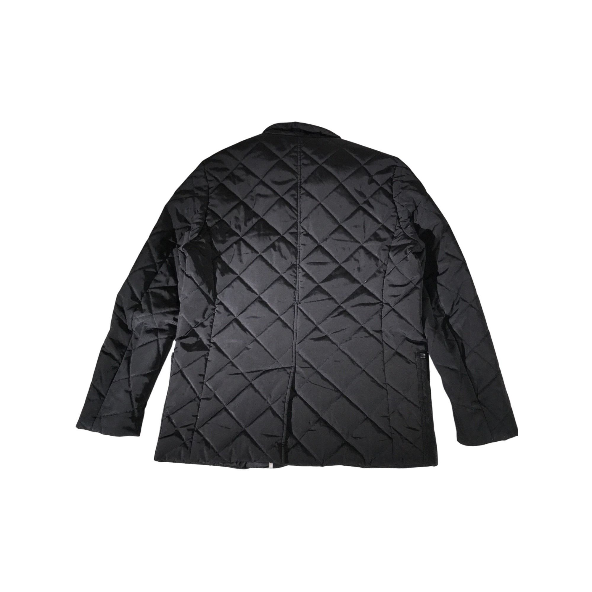 Vince Camuto Vince Camuto Mens Black Quilted Jacket With Full Zip and But Size US L / EU 52-54 / 3 - 2 Thumbnail