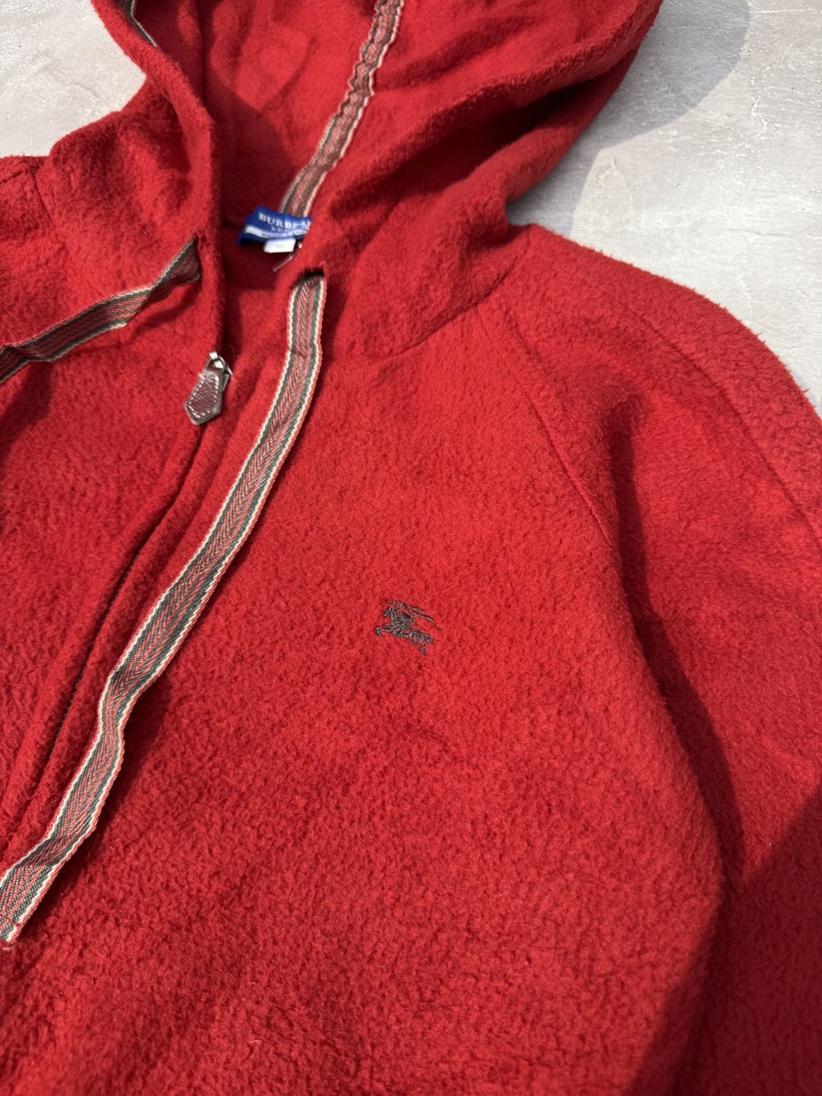 Burberry Vintage Burberry Fleece Zip Hoodie Size XS / US 0-2 / IT 36-38 - 6 Thumbnail