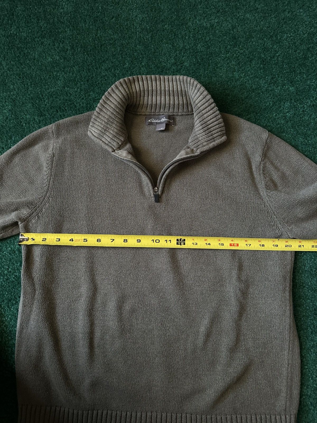 Eddie Bauer Classic Eddie Bauer Men's 1/4-Zip Mock Neck Sweater Size US M / EU 48-50 / 2 - 5 Thumbnail