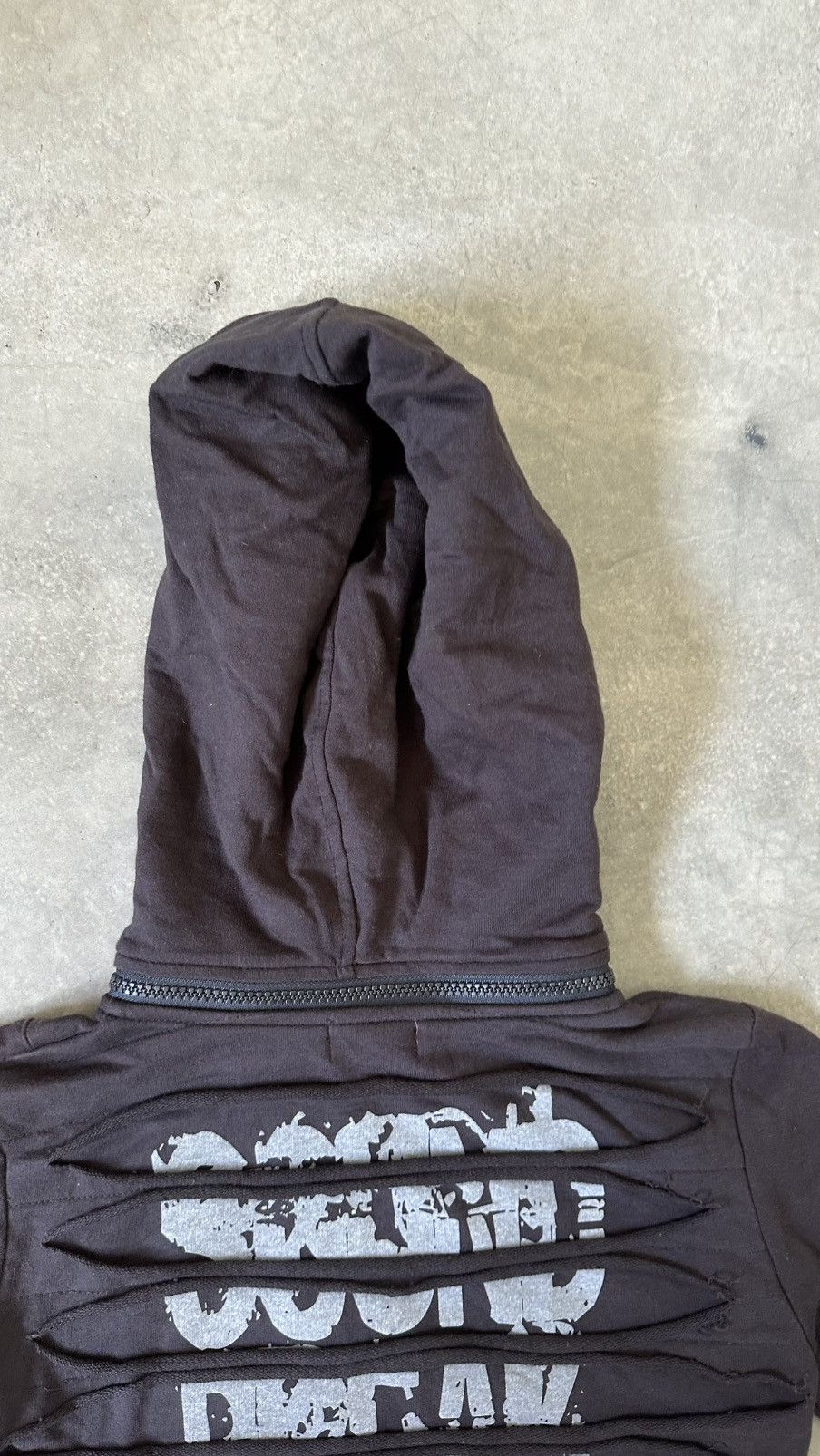 Japanese Brand VINTAGE JAPANESE PUNK AVANT GARDE HOODIE Size M / US 6-8 / IT 42-44 - 13 Thumbnail