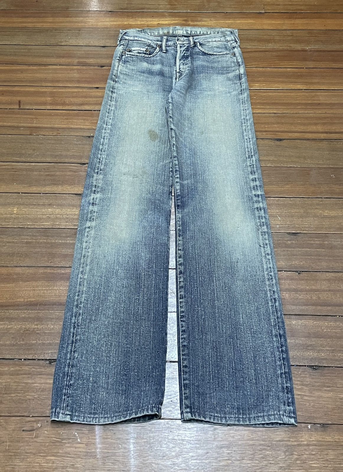 45rpm Rare Design Vintage Brand 45rpm Baggy Jeans 1990s Size US 26 / EU 42 - 1 Thumbnail