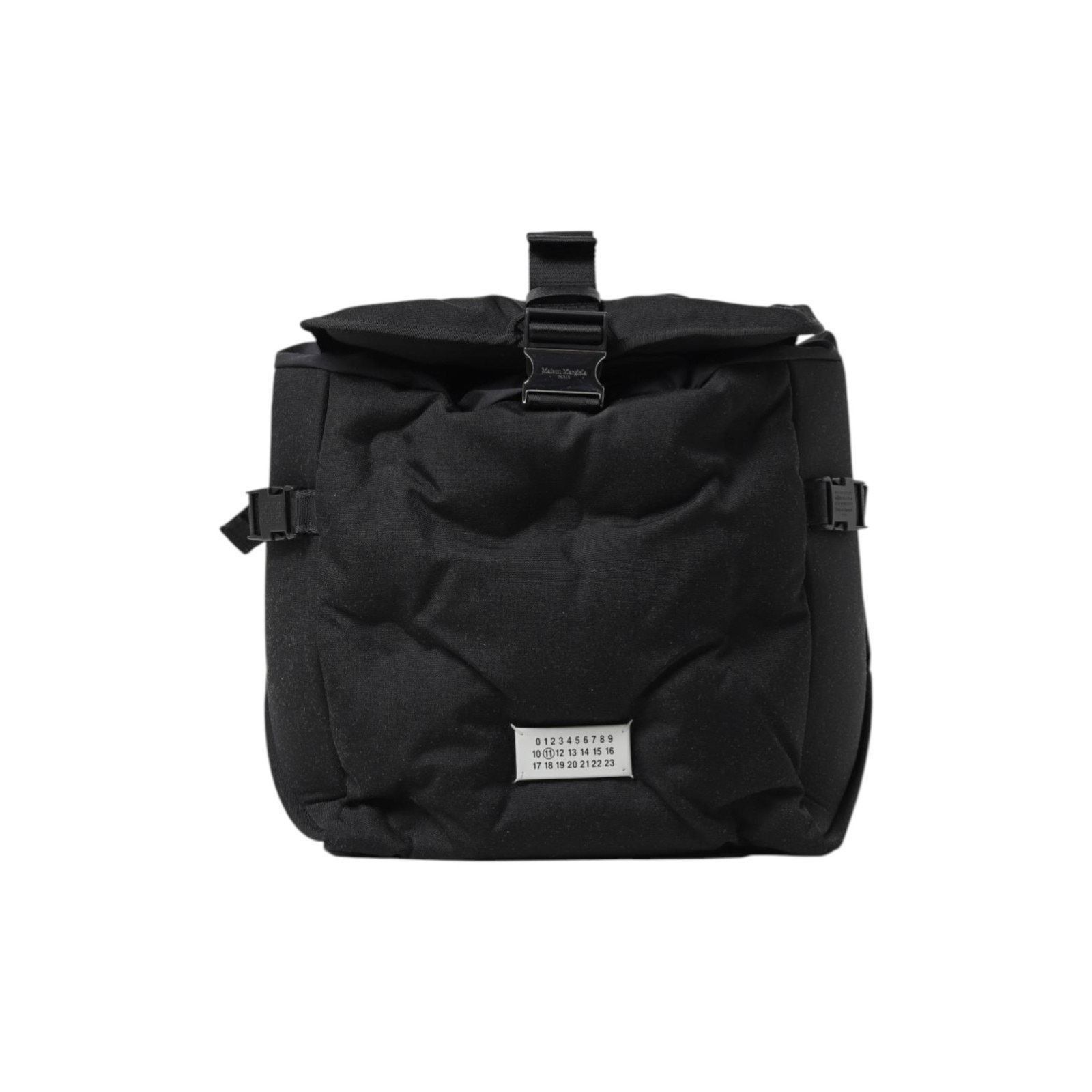 Maison Margiela Glam Slam Numbers Patch Canvas Backpack Black - New $2050 Size ONE SIZE - 1 Thumbnail