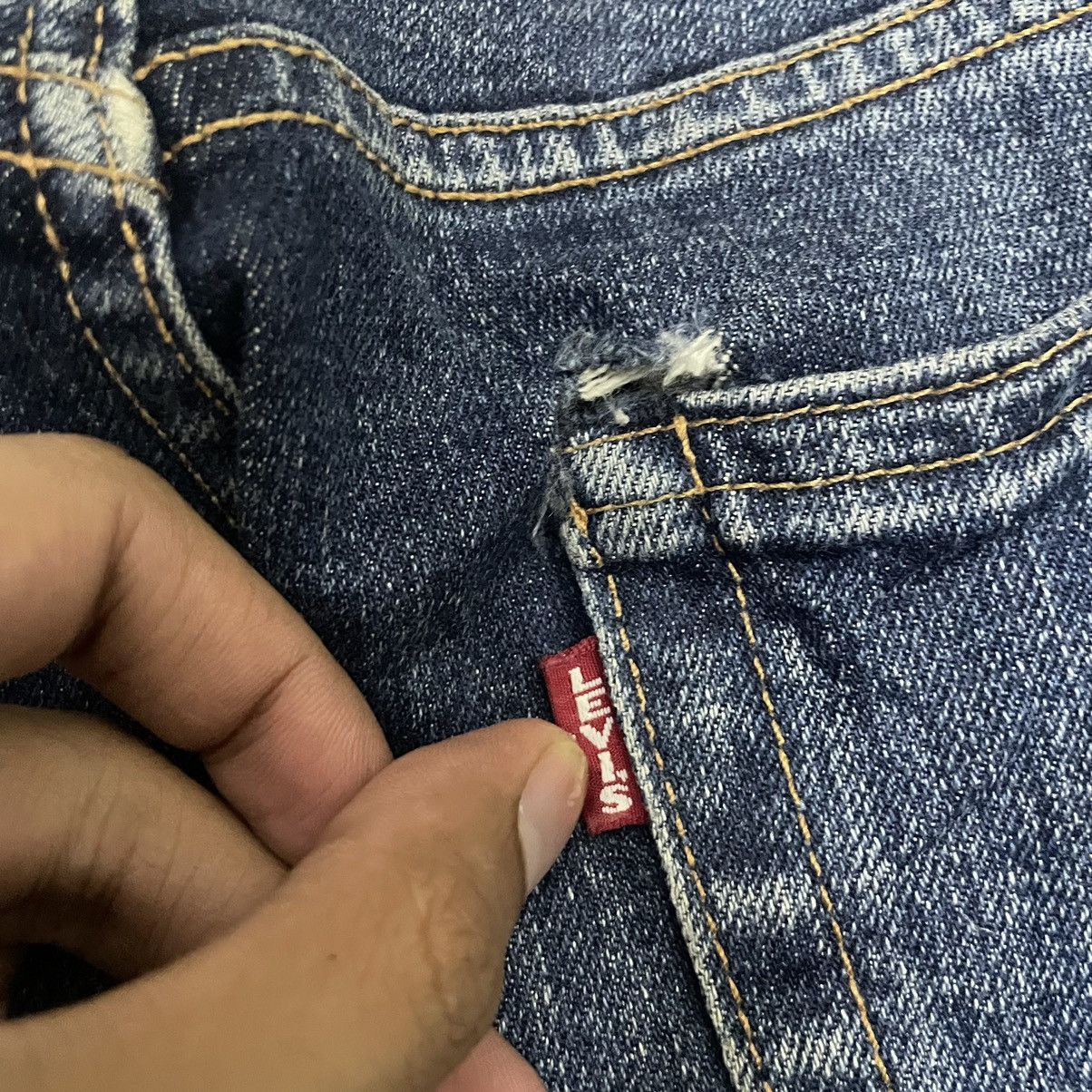 Levi's Vintage Levis 505 Big E Reproduction Blue Jeans Size US 33 - 10 Thumbnail