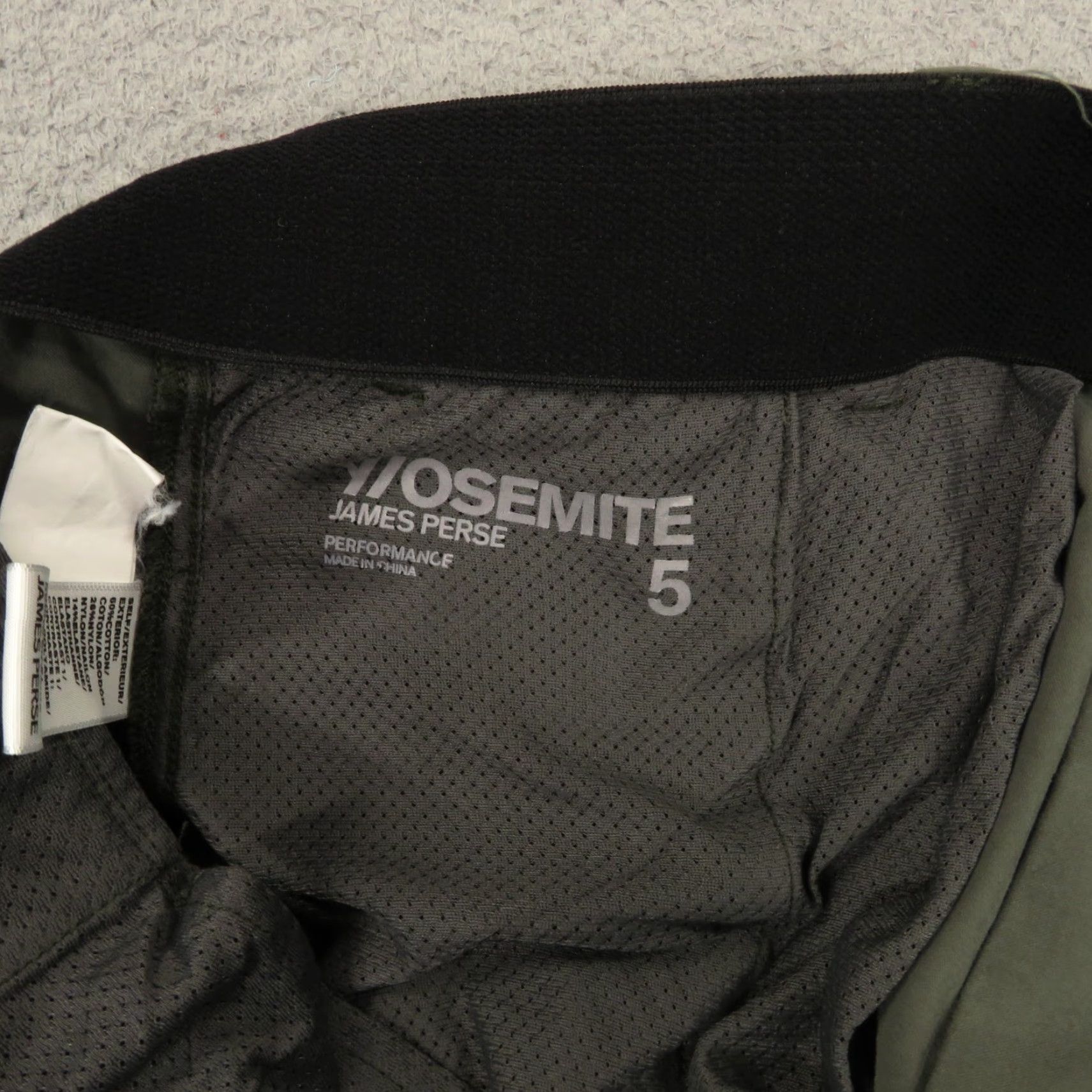 James Perse James Perse Pants Mens 5 Olive Green Yoesmite Golf Trousers Drawstring 38" Waist Size US 39 - 5 Thumbnail