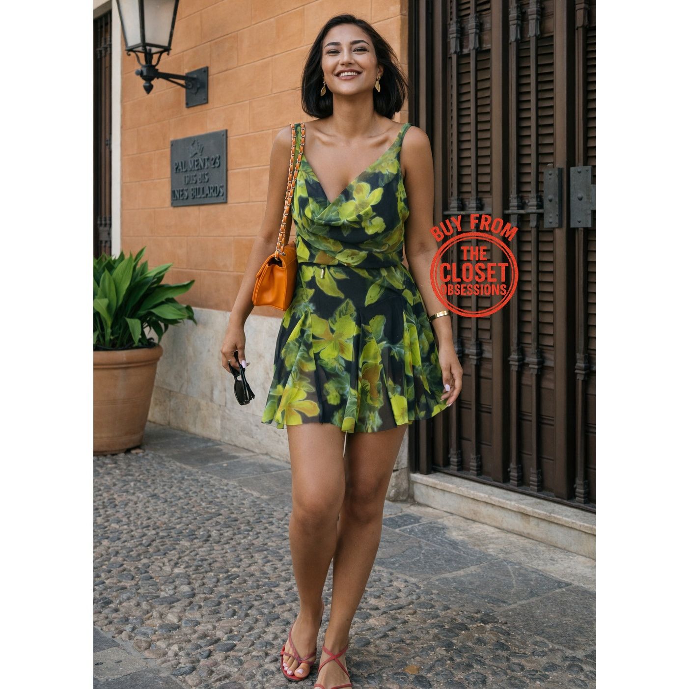 Zara ZARA Printed Draped Mini Dress NWT Size L / US 10 / IT 46 - 6 Thumbnail