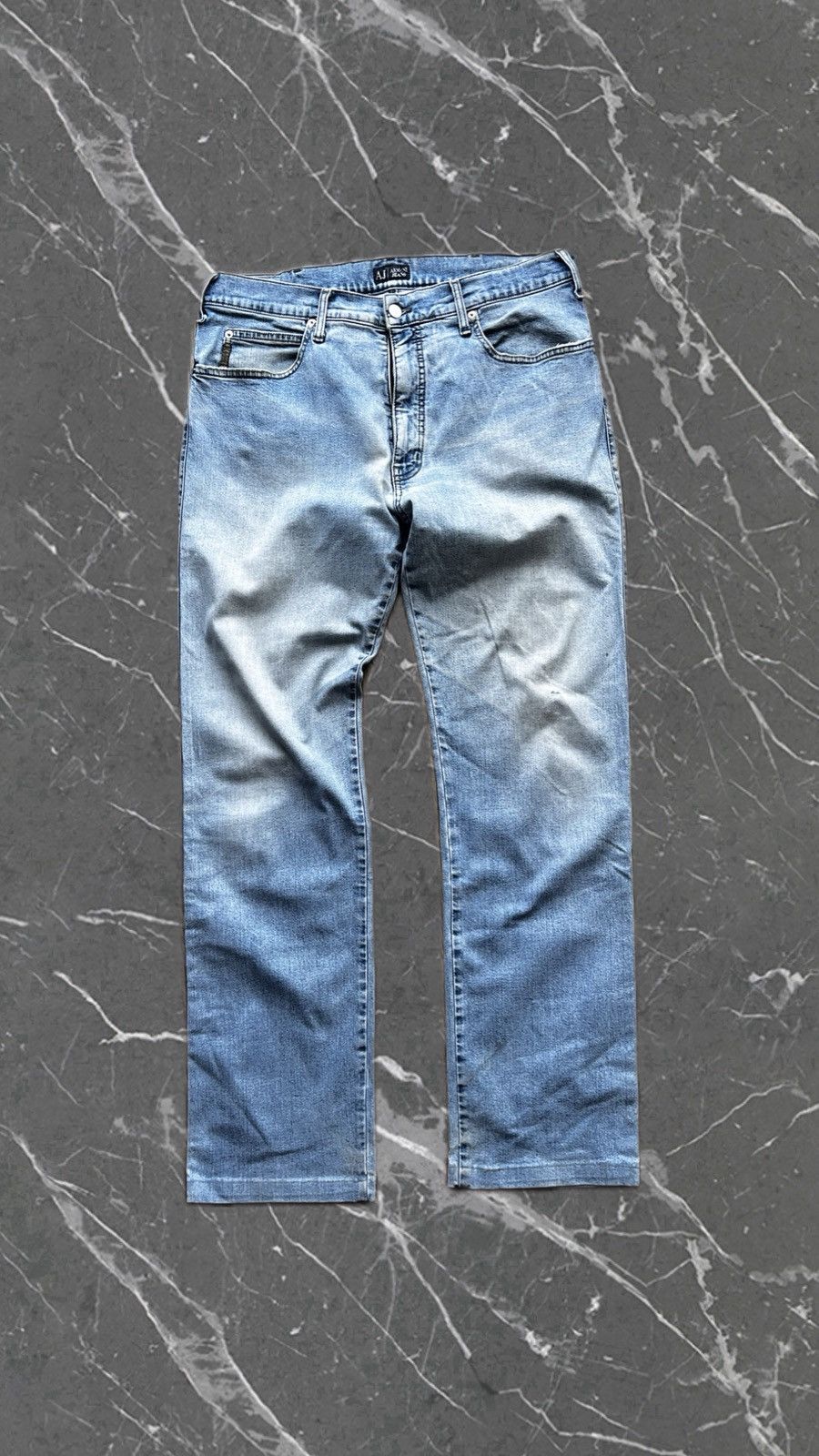 Armani VERY RARE vintage armani denim metal logo 36 Size US 36 / EU 52 - 1 Thumbnail