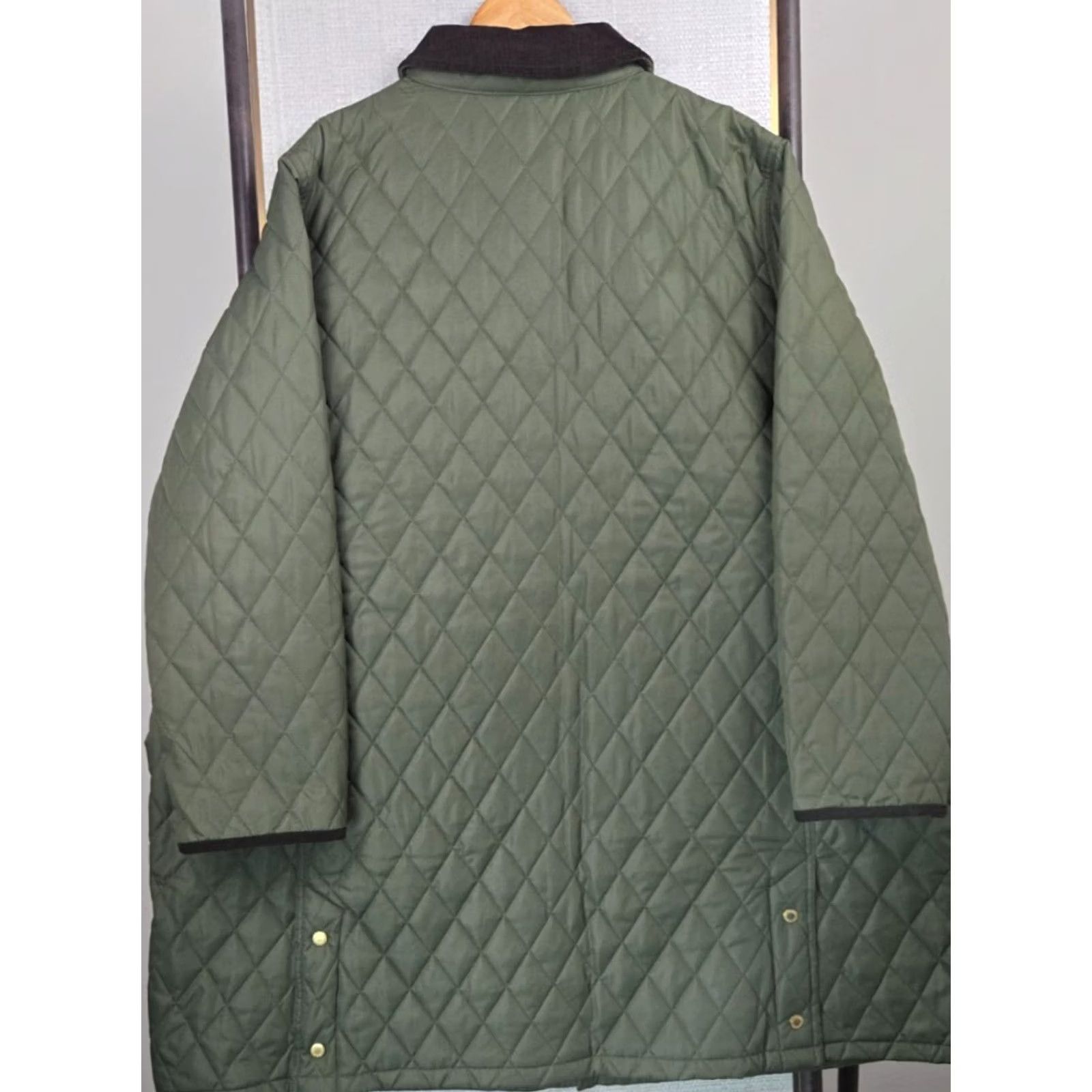 Barbour Barbour Jacket Coat 3X Full Zip Insulated Quilted Corduroy Olive Drab Green Women’s 3XL Long Sleeve Size XXL / US 16-18 / IT 52-54 - 7 Thumbnail