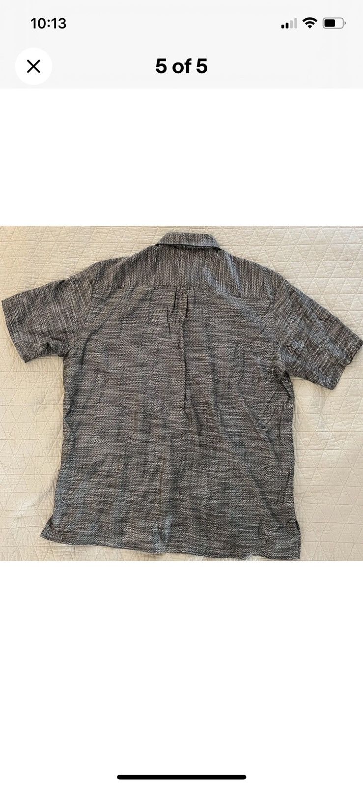 Japan Woven Chevron Stripe Shirt