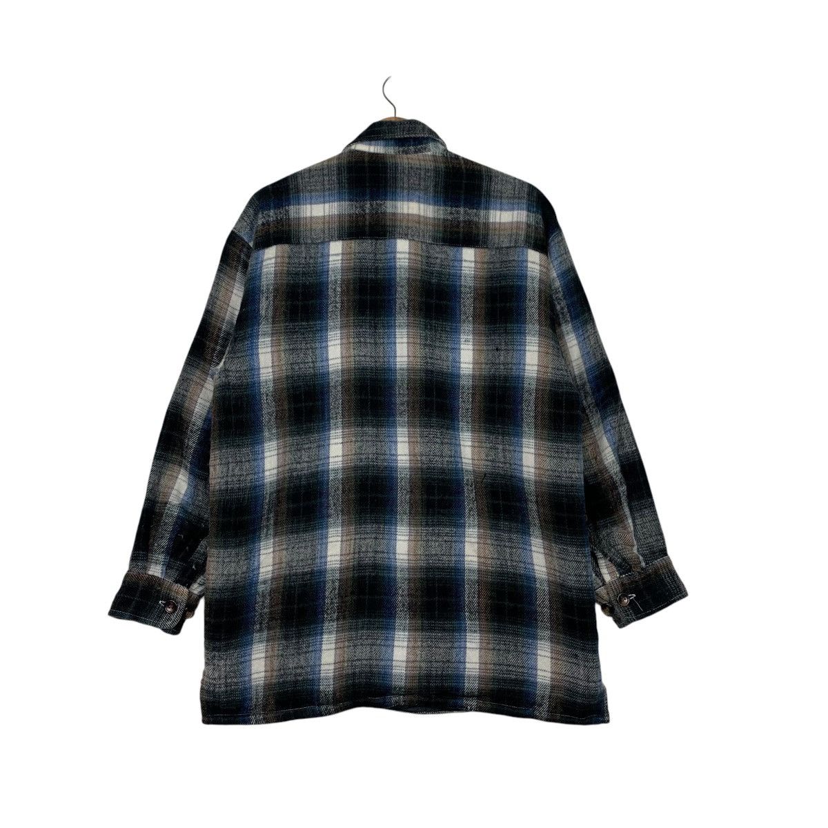Flannel BONITA BELA Four Pocket Checked Flannel Jacket #2296-C102 Size US M / EU 48-50 / 2 - 7 Thumbnail