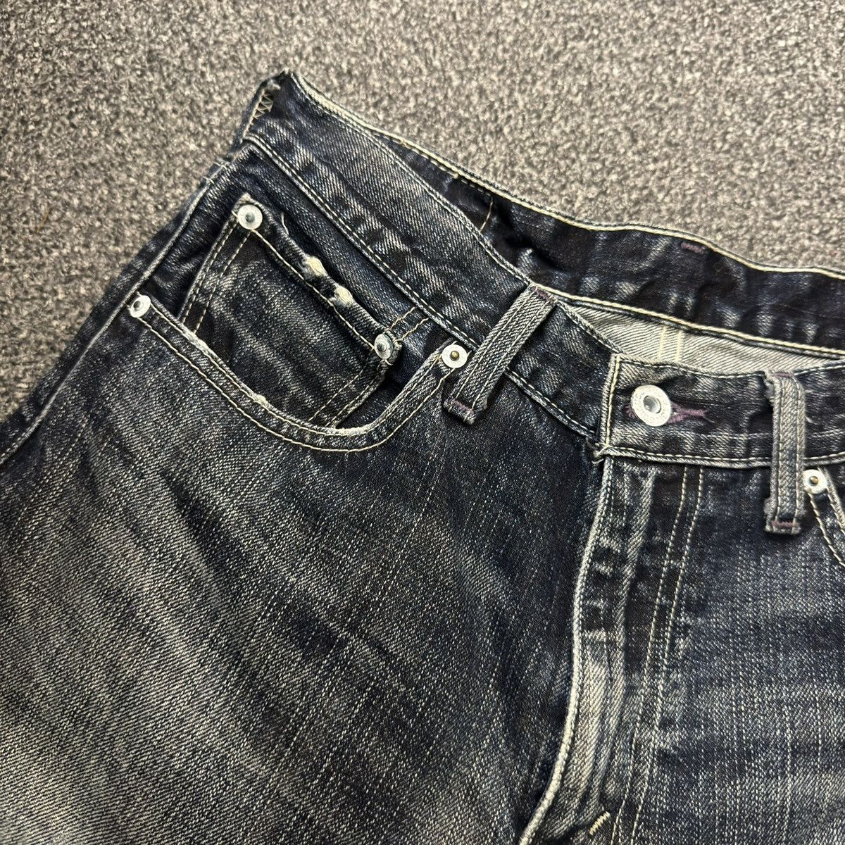 If Six Was Nine 🔥🇯🇵 Vintage 2006 Levis 502 Distressed Faded Denim W32 Size US 32 / EU 48 - 12 Thumbnail