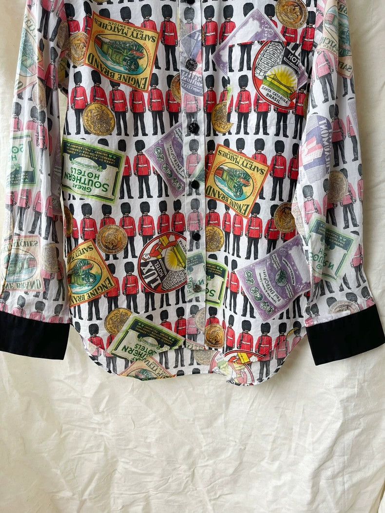 Comme des Garcons Comme Des Garcons Vintage Royal Guard printed black hemmed Size S / US 4 / IT 40 - 7 Thumbnail