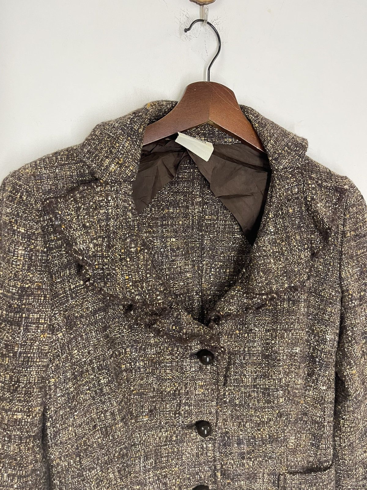 Designer × Moschino × Vintage VINTAGE MOSCHINO CHEAP & CHIC TWEED JACKET Size M / US 6-8 / IT 42-44 - 2 Thumbnail