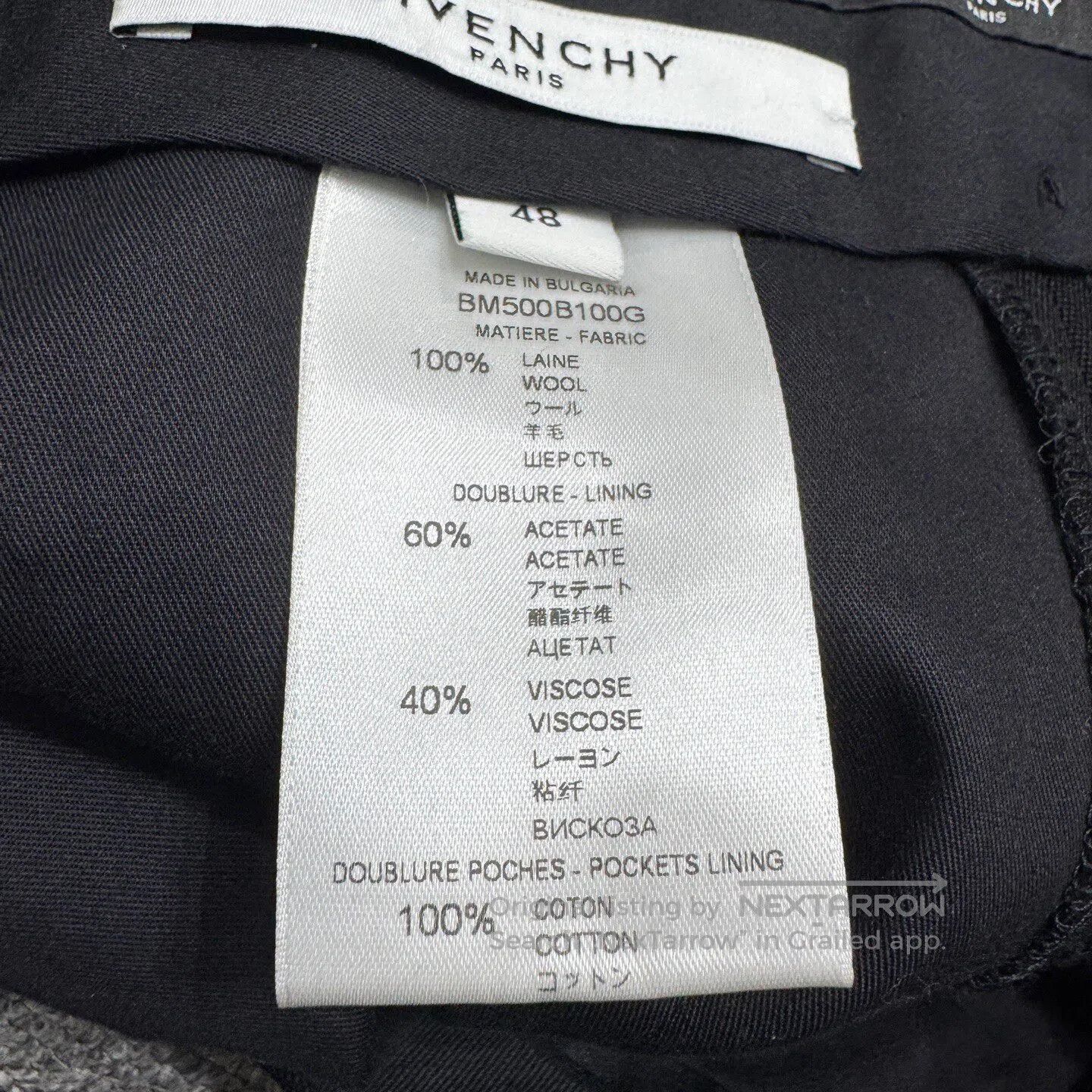Givenchy Givenchy Wool casual pants| Size US 32 / EU 48 - 4 Thumbnail