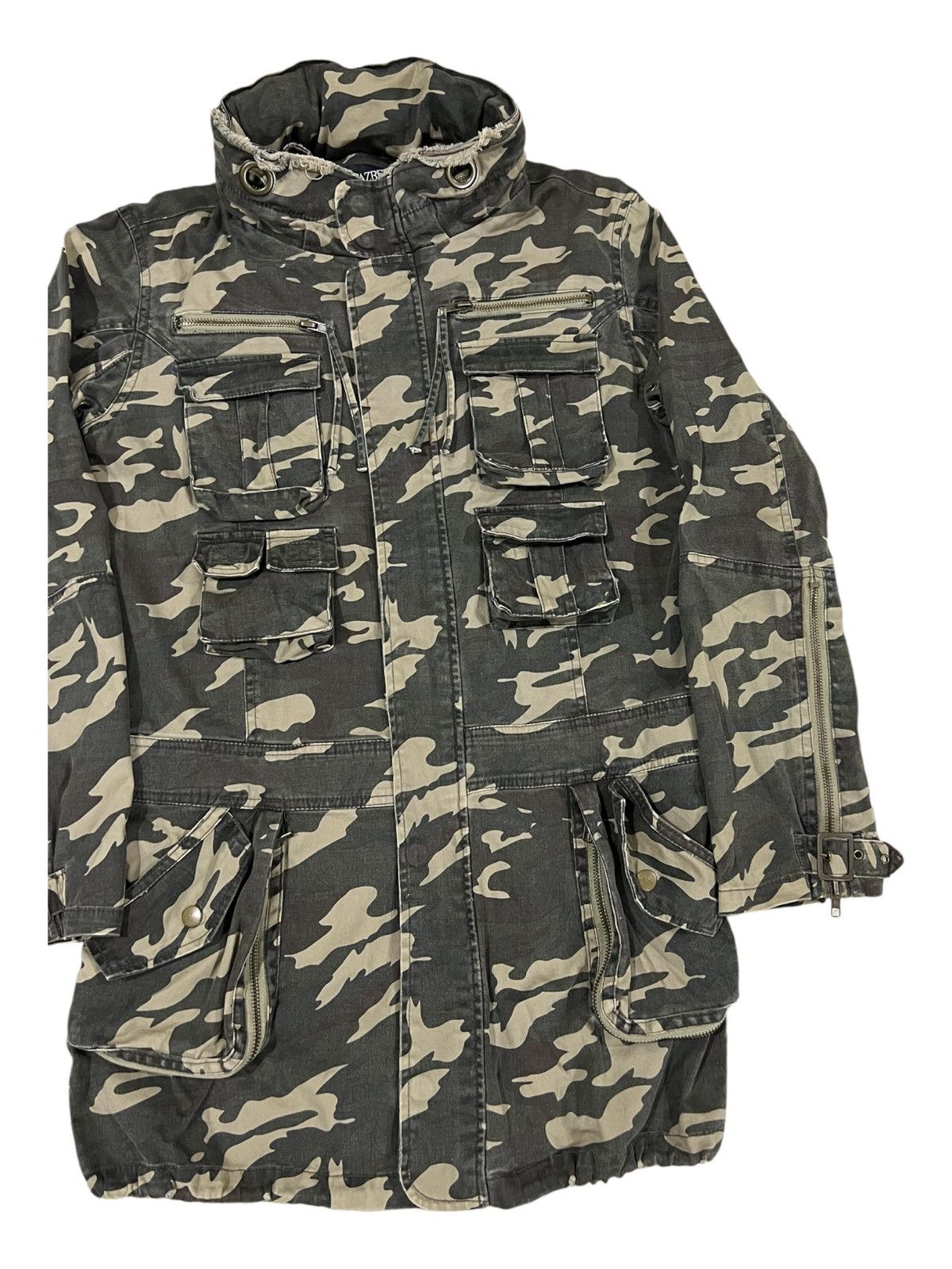If Six Was Nine × Le Grande Bleu (L.G.B.) Y2K Fazbee 🇯🇵 Multi Pocket Tactical Parachute Bono Jacket Size US S / EU 44-46 / 1 - 4 Thumbnail