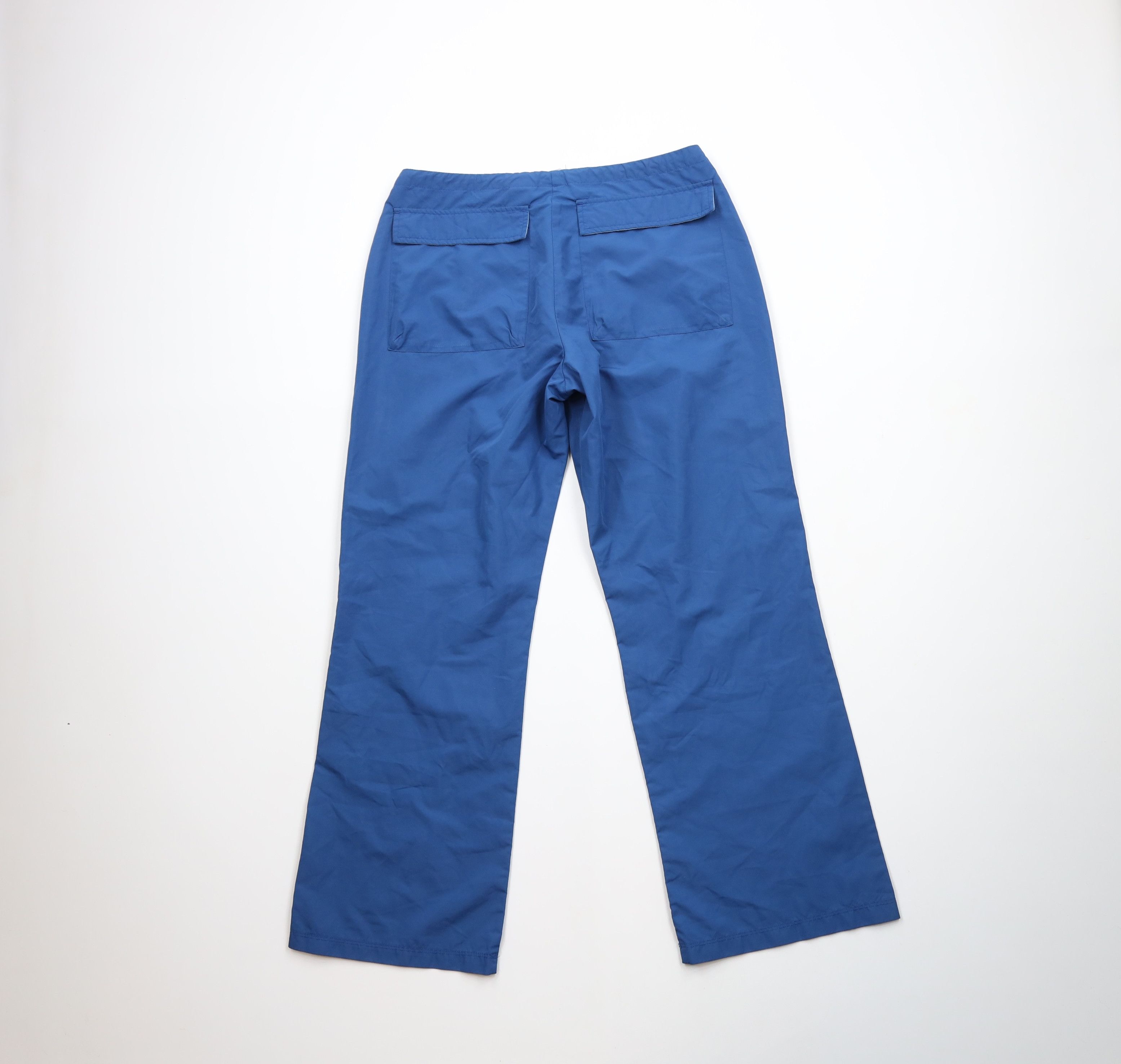 Nike × Vintage Vintage 90s Y2K Nike Travis Scott Mini Swoosh Wide Leg Pants Size 30" / US 8 / IT 44 - 11 Thumbnail