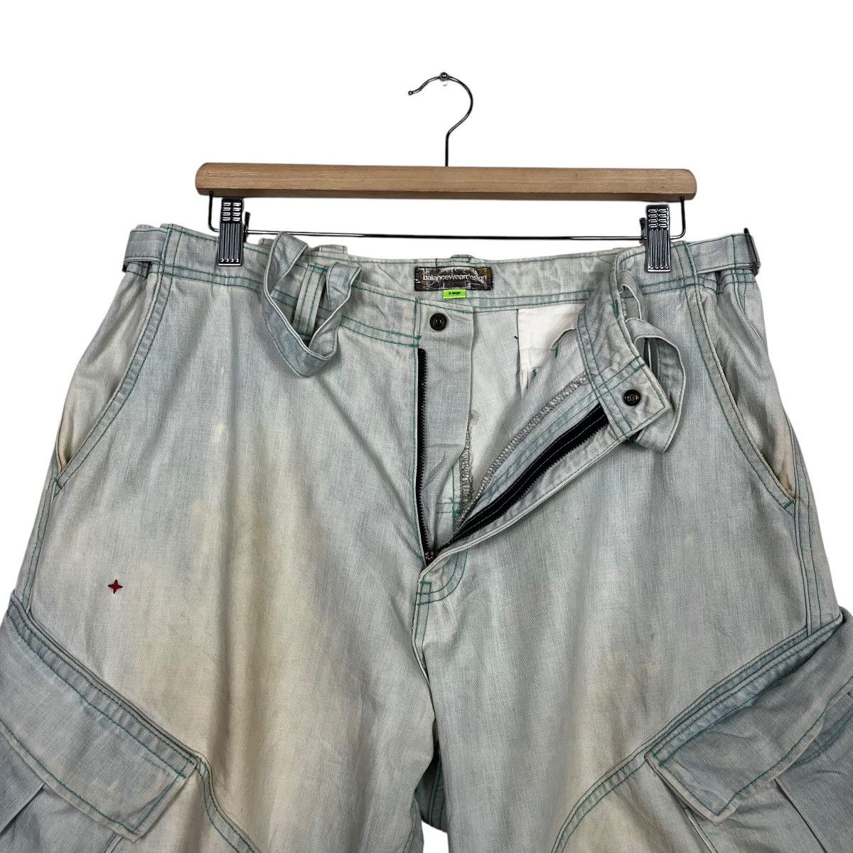 Japanese Brand Vintage Balance Wear Design Short Denim Size US 34 / EU 50 - 14 Thumbnail