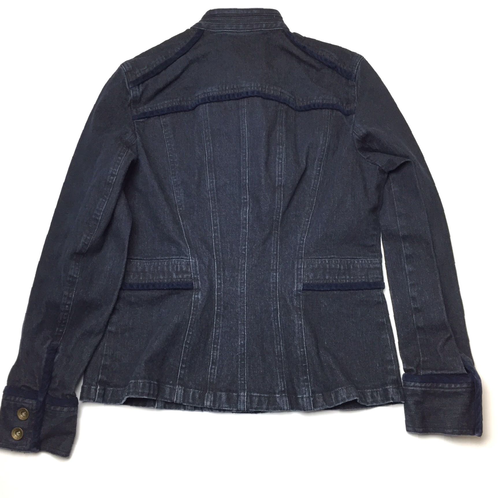 Jones New York Jones New York Jacket Women’s S Denim Blue Stretch Windbreaker Casual Size S / US 4 / IT 40 - 5 Thumbnail