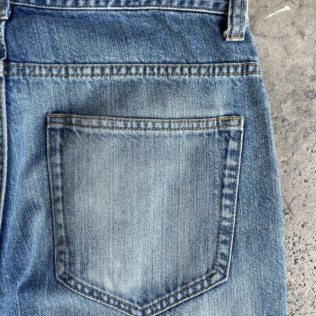Japanese Brand 🔥Vintage Nylaus Stoned Washed Ripped Distress Denim Jeans Size US 30 / EU 46 - 10 Thumbnail