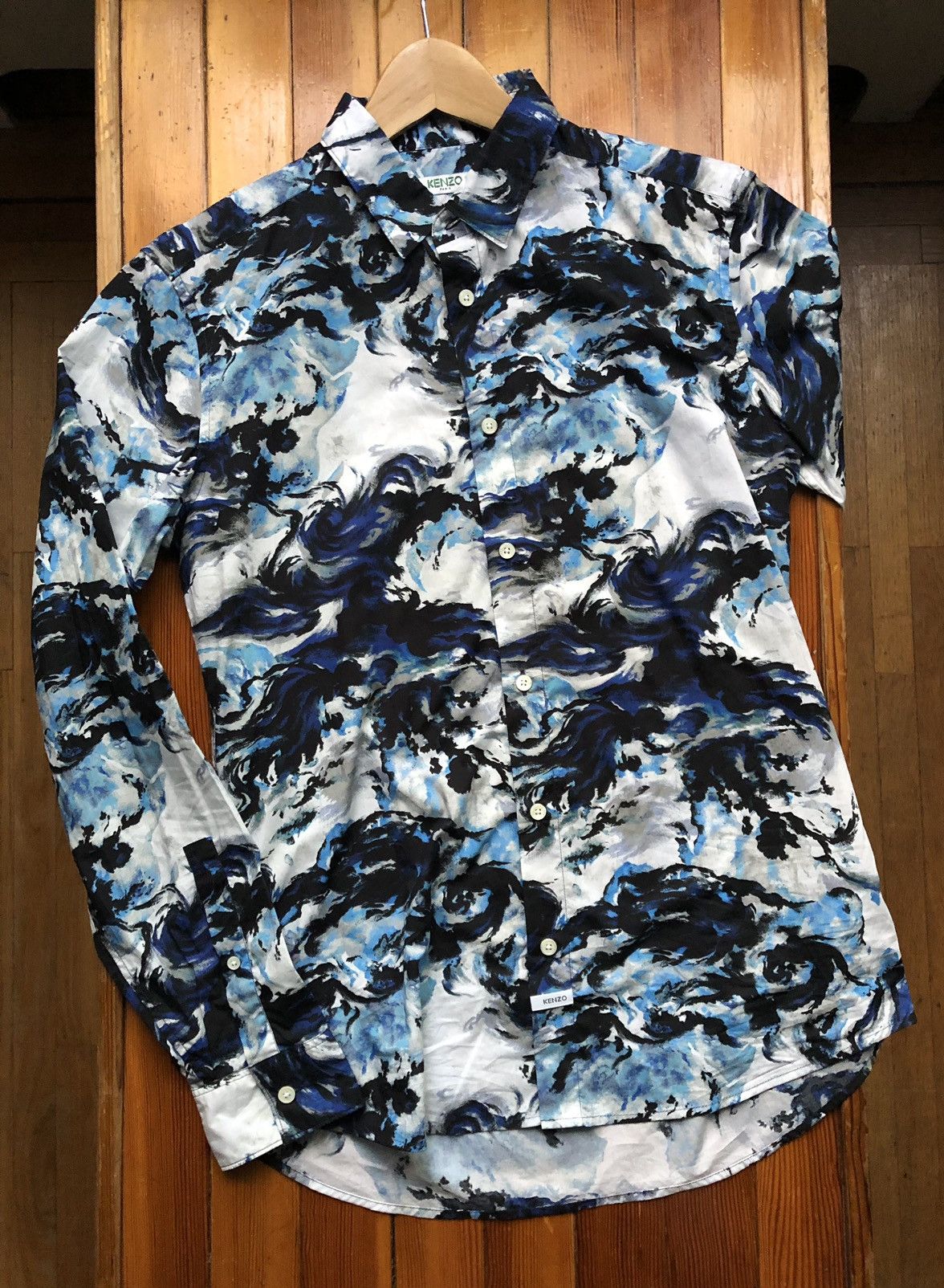 Kenzo Kenzo World Clouds Print Shirt Set Size US M / EU 48-50 / 2 - 5 Thumbnail