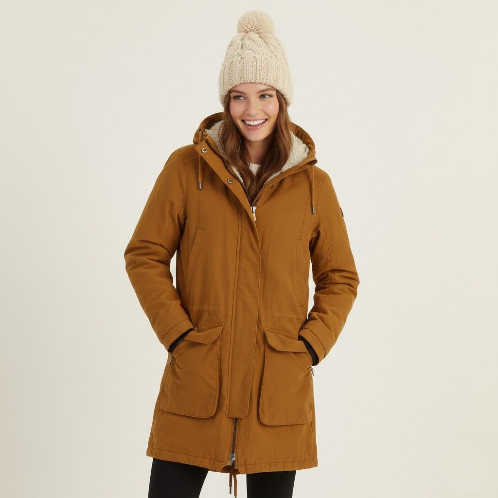 Helly Hansen Helly Hansen Women XS Long Jacket Mustard 7695 Size XS / US 0-2 / IT 36-38 - 1 Thumbnail