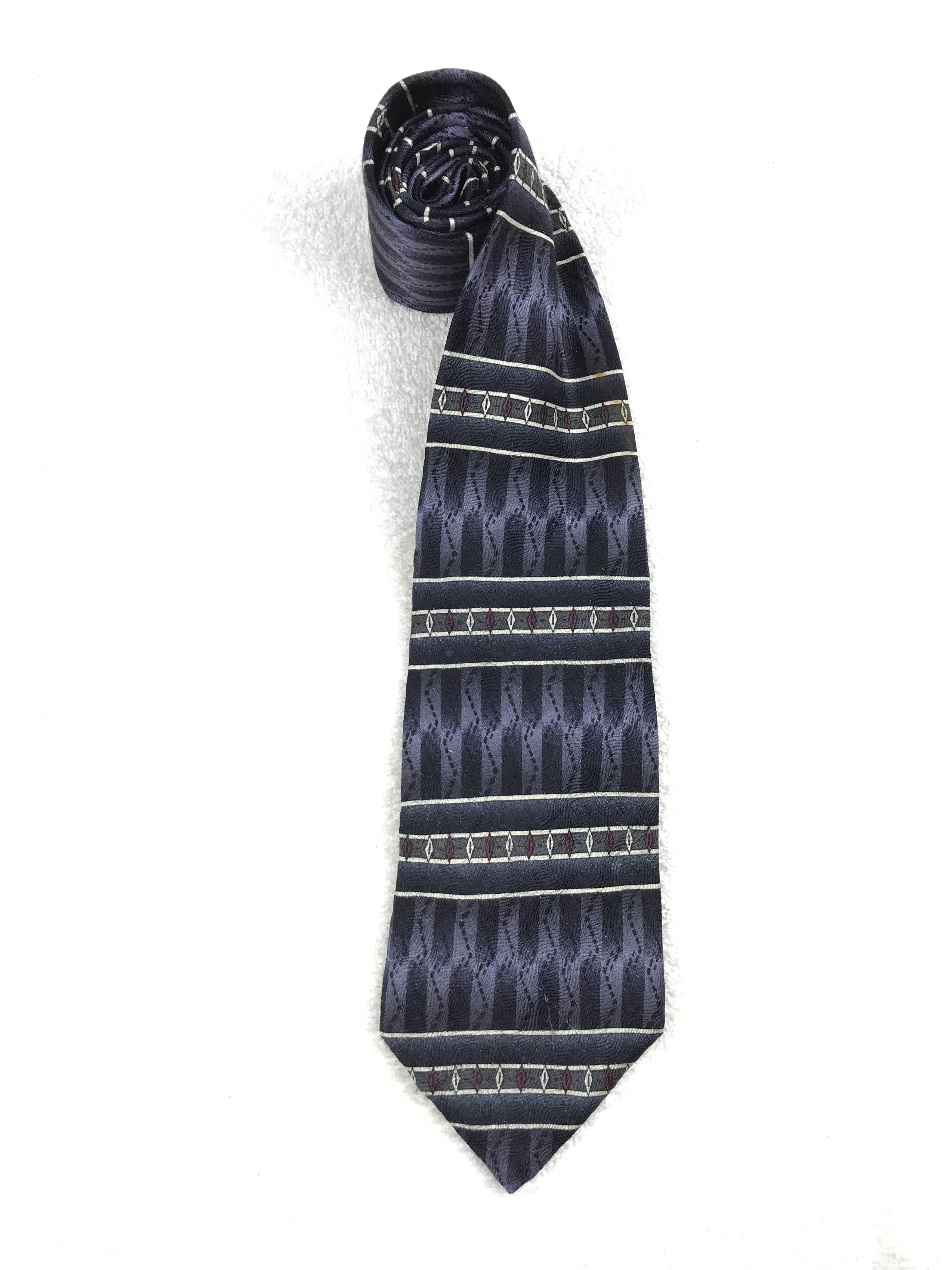 Designer × Vintage Vintage Chez Roffe Silk Necktie Size ONE SIZE - 2 Thumbnail