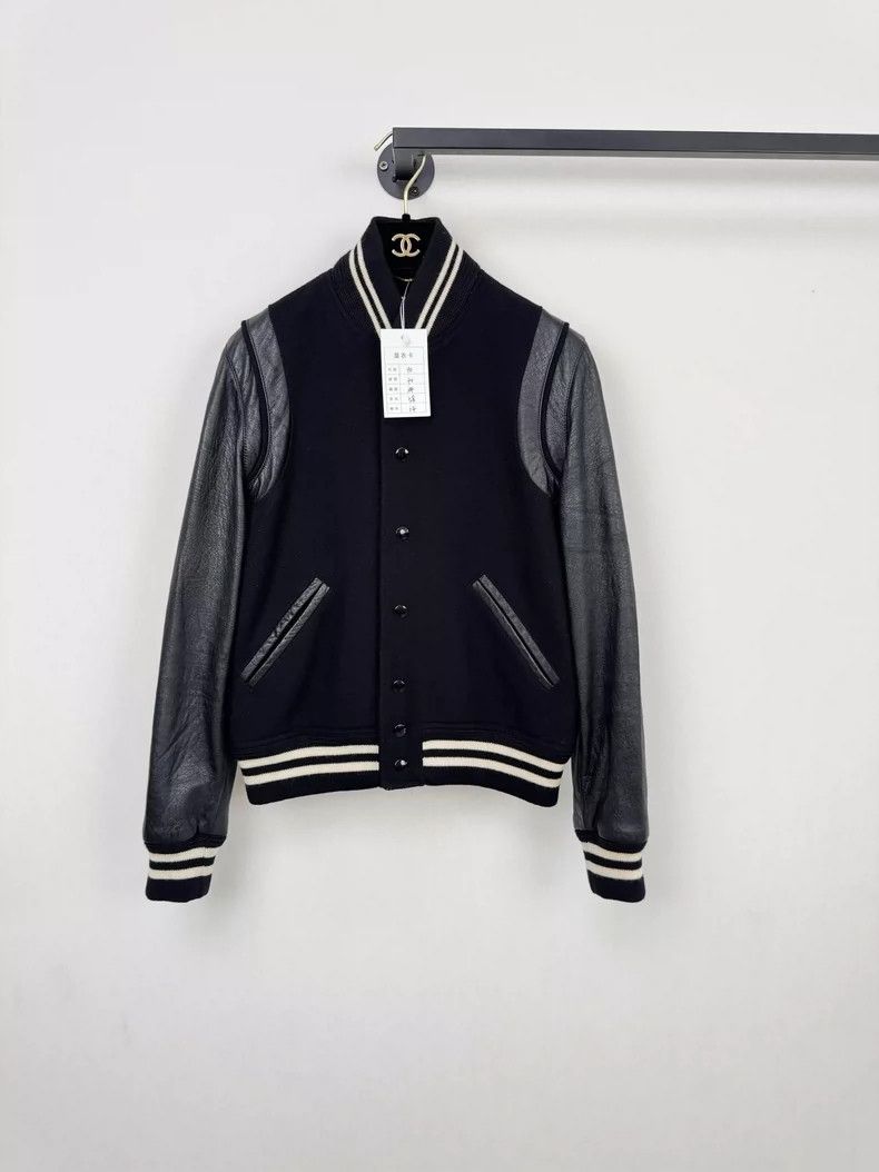 Saint Laurent Paris Saint Laurent SLP Varsity Jacket Size US M / EU 48-50 / 2 - 1 Thumbnail