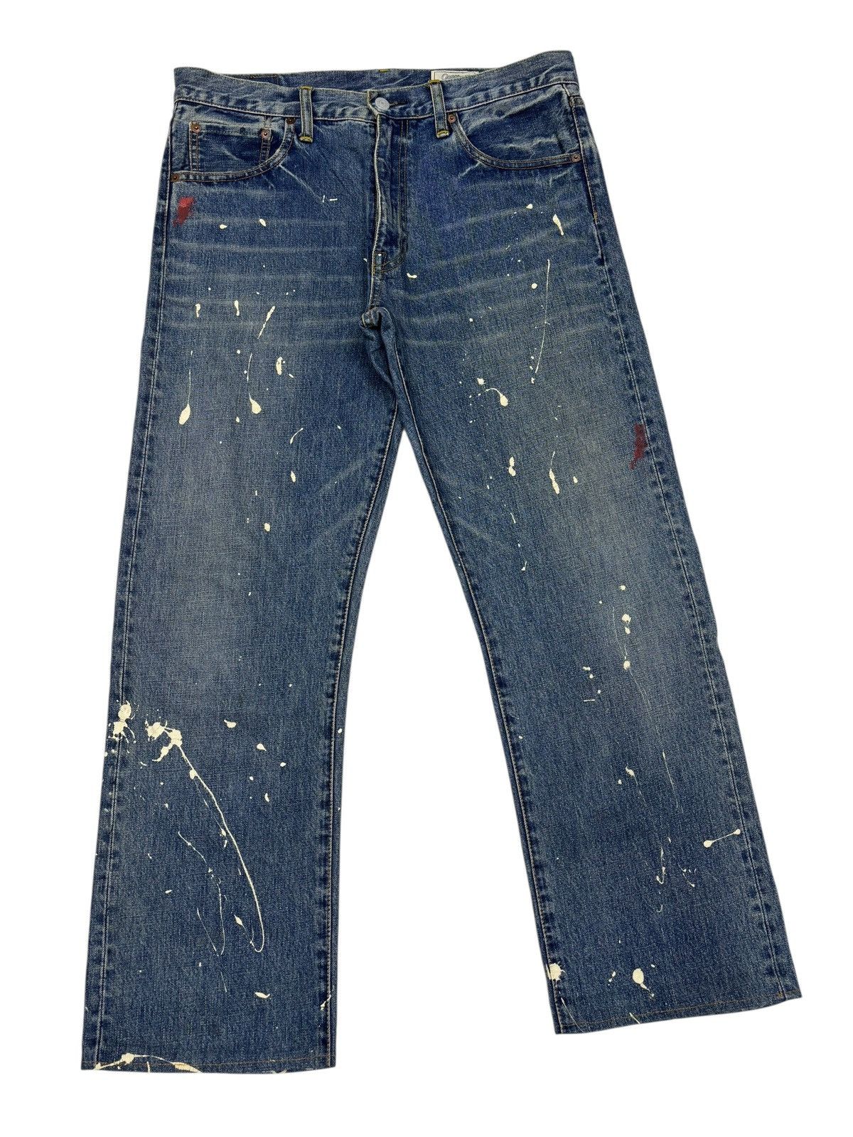 Kapital RARE VINTAGE PAINTER JEANS OSHKOSH BAGGY LOOSE DENIM JEAN Size US 34 / EU 50 - 3 Thumbnail
