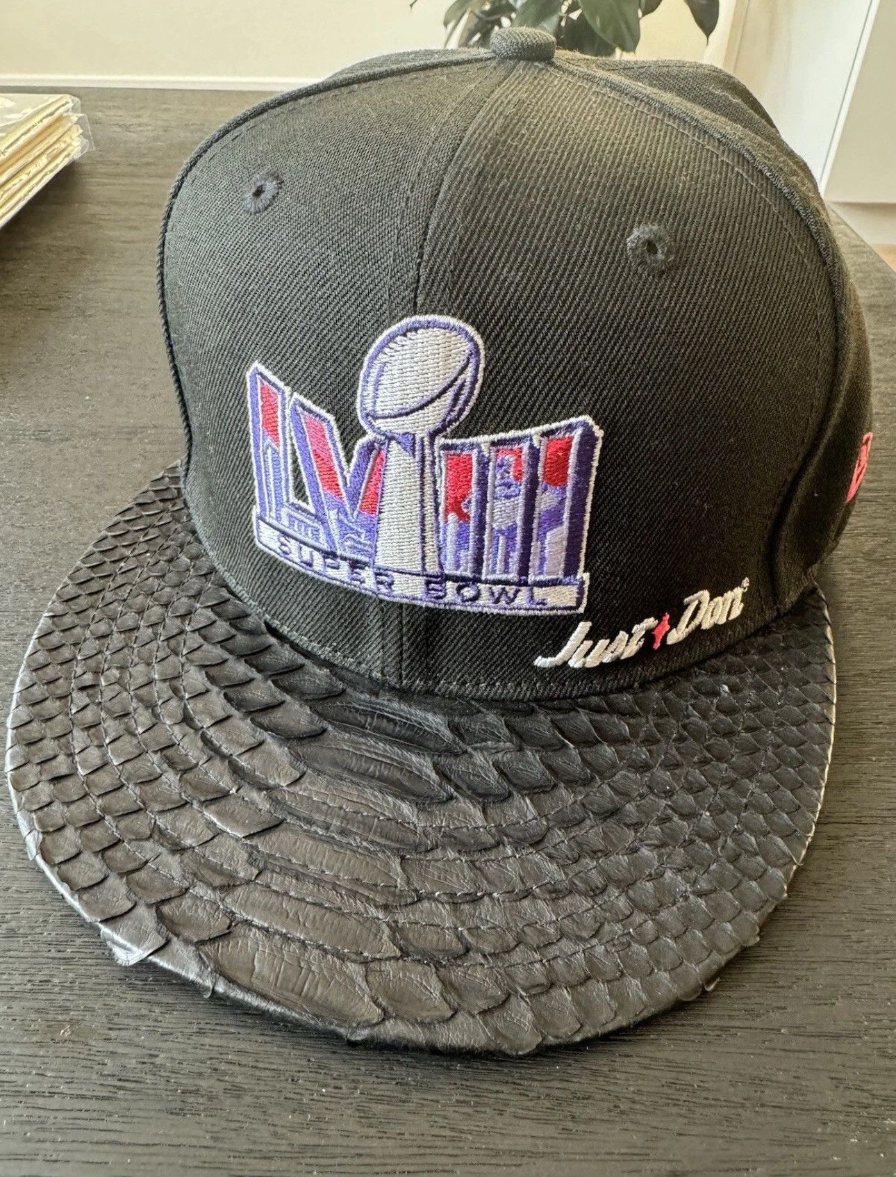 Just Don × New Era Just Don New Era Super Bowl LVIII NFL Usher Python Rare New Size ONE SIZE - 4 Thumbnail
