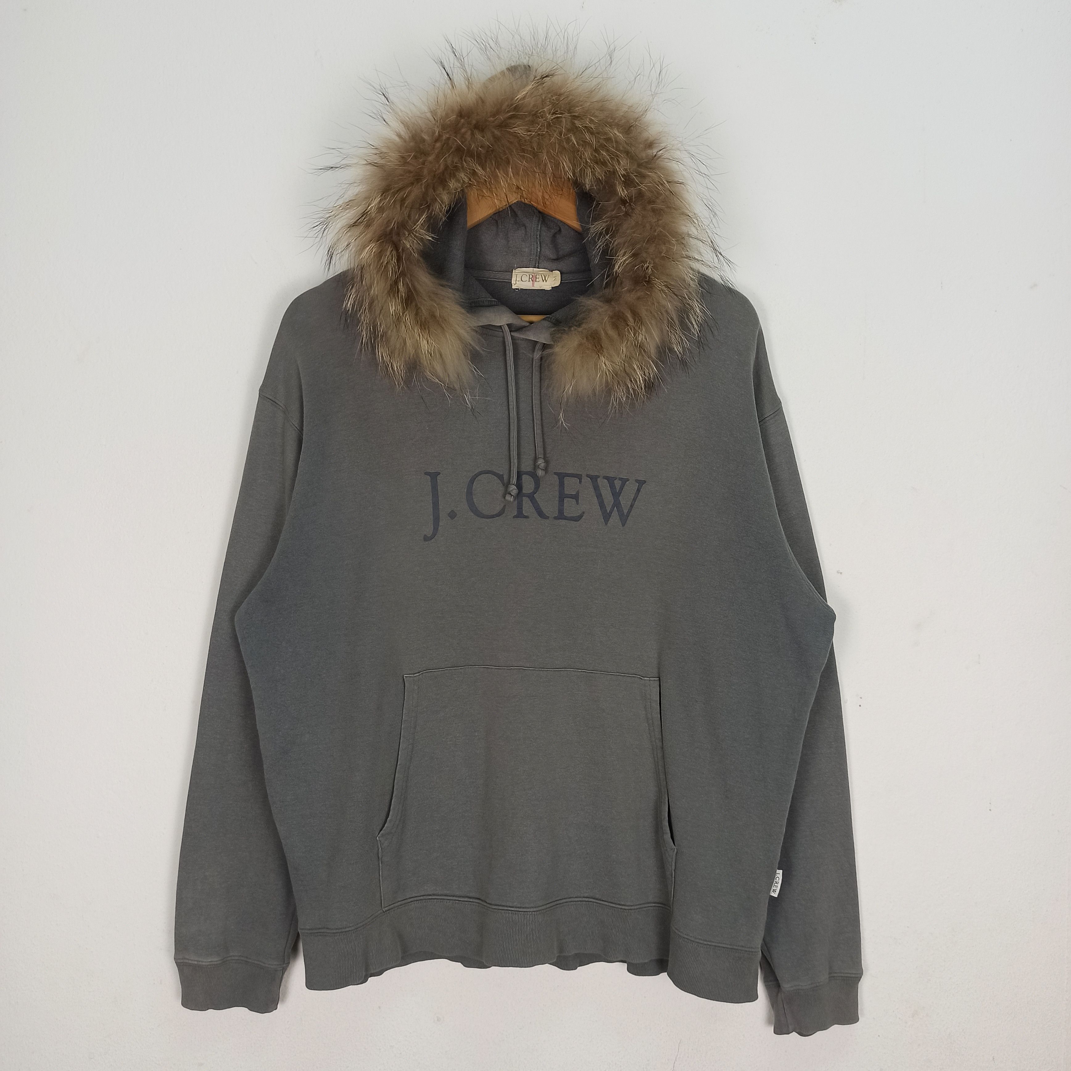 If Six Was Nine Vintage J.Crew Fur Hoodie SUN FADED Style LGB/IfSixWasNine Size US M / EU 48-50 / 2 - 1 Thumbnail