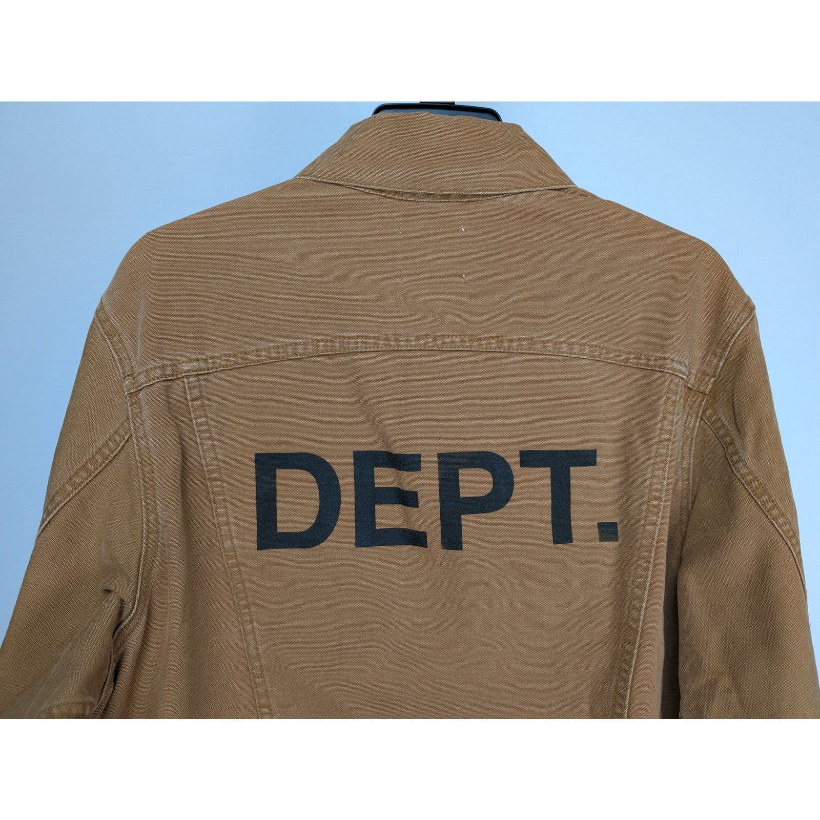 Gallery Dept. o1rshd1 Trucker Jacket in Canvas Tan Size US L / EU 52-54 / 3 - 3 Thumbnail