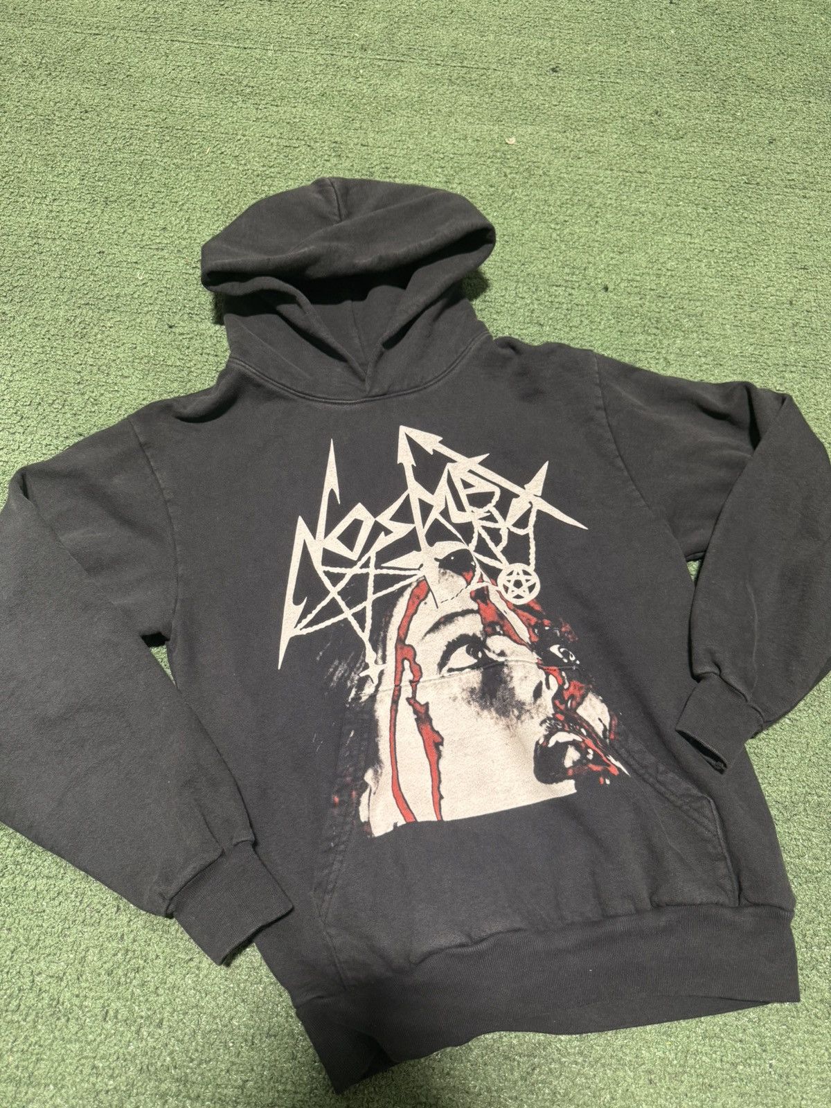 Japanese Brand × Streetwear × Vintage black zip up hoodie