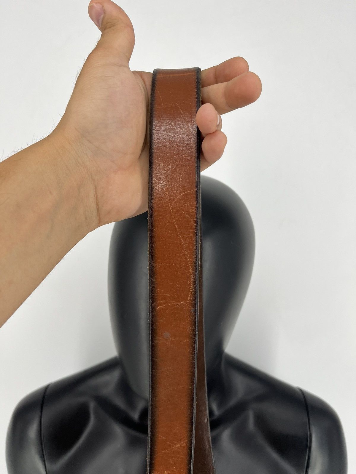 Ralph Lauren Vintage Polo Ralph Lauren Belt Brown Leather RRL 28 Small US Size 38 - 6 Thumbnail