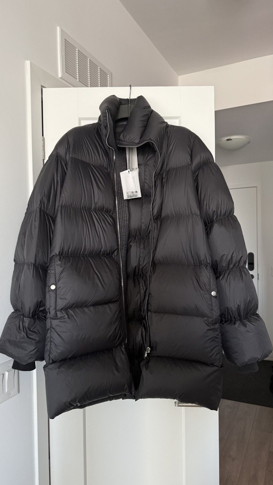 Rick Owens Black RICK OWENS Porterville Turtle Down Coat Size S / US 4 / IT 40 - 1 Thumbnail