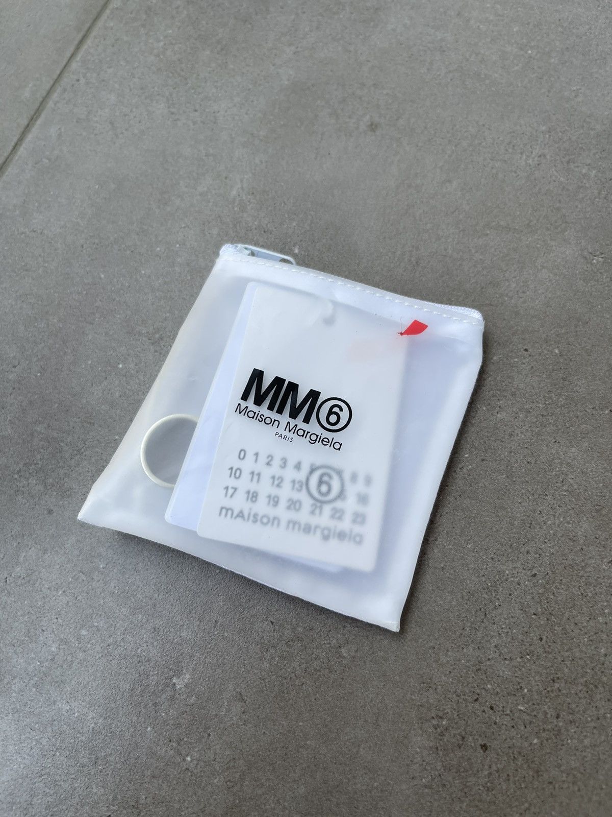Maison Margiela !DS! SS24 Maison Margiela Numbers Silver White Ring Size ONE SIZE - 9 Thumbnail