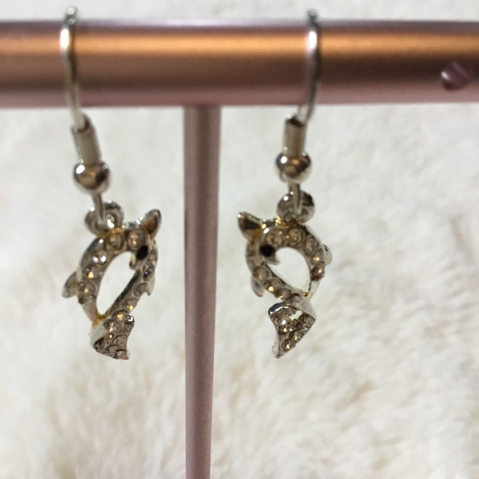 Other Silver Dolphin Earrings Size ONE SIZE - 2 Thumbnail