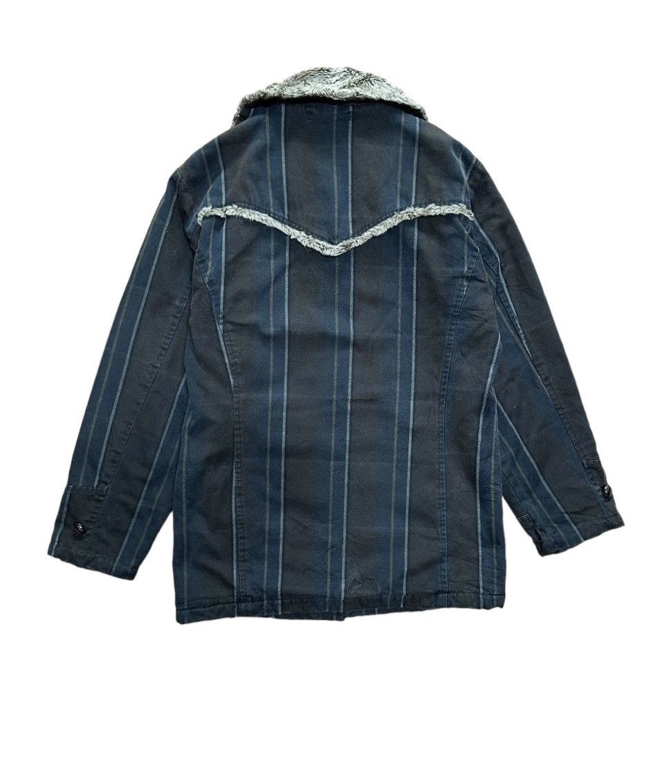 Japanese Brand × Levi's Vintage Clothing Vtg Levi's Redloop Sherpa Stripes Jacket Size US S / EU 44-46 / 1 - 8 Thumbnail