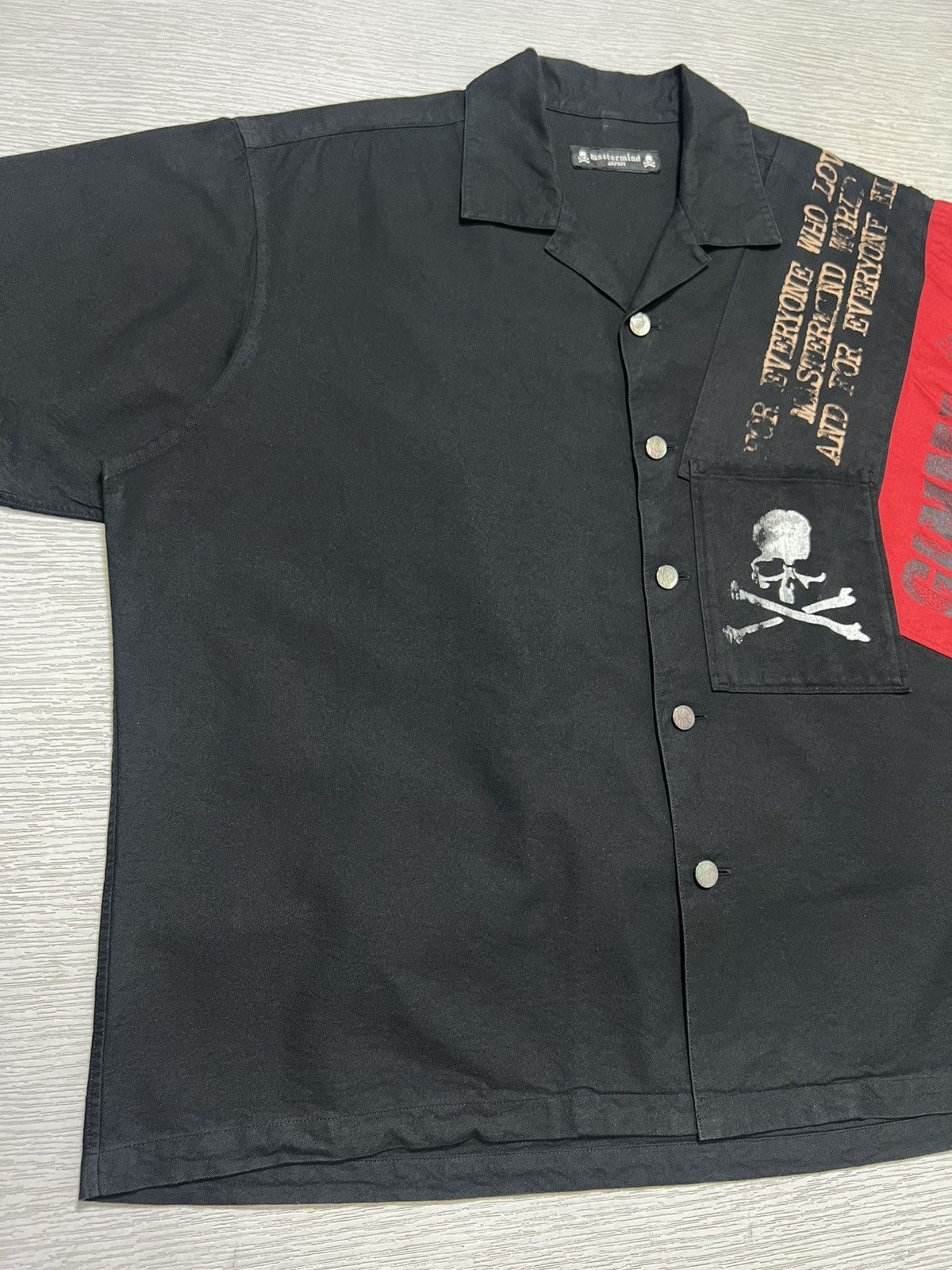 Mastermind Japan Mastermind Japan - S/S ‘22 - Boxy Anarchy Short Sleeve Shirt Size US S / EU 44-46 / 1 - 6 Thumbnail