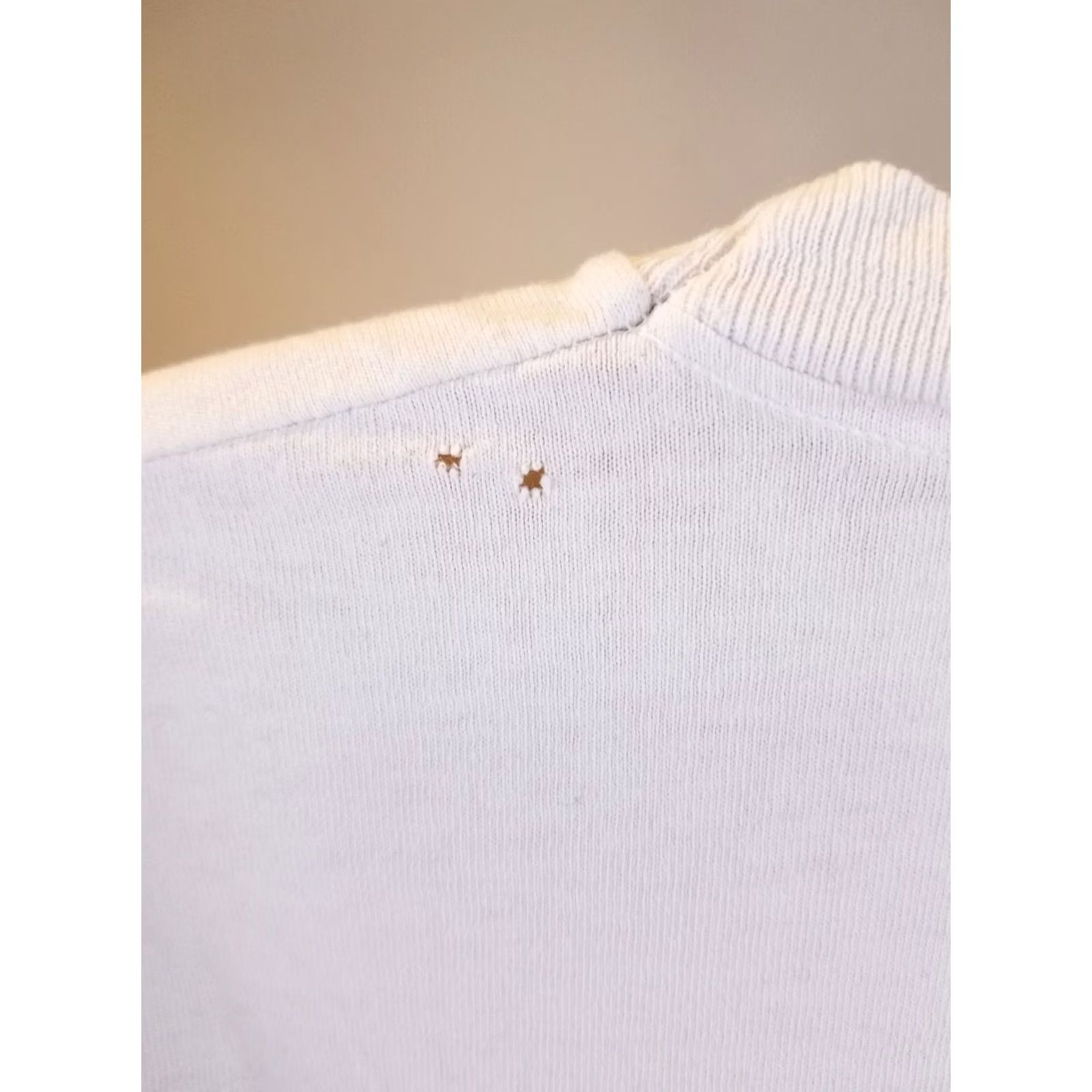 Fruit Of The Loom VINTAGE Fruit of the Loom WHITE BLACK COTTON T-SHIRT SZ MEDIUM Shirt Mens Vintage 80s Retro USA Cotton T-Shirt Small Size US M / EU 48-50 / 2 - 5 Thumbnail