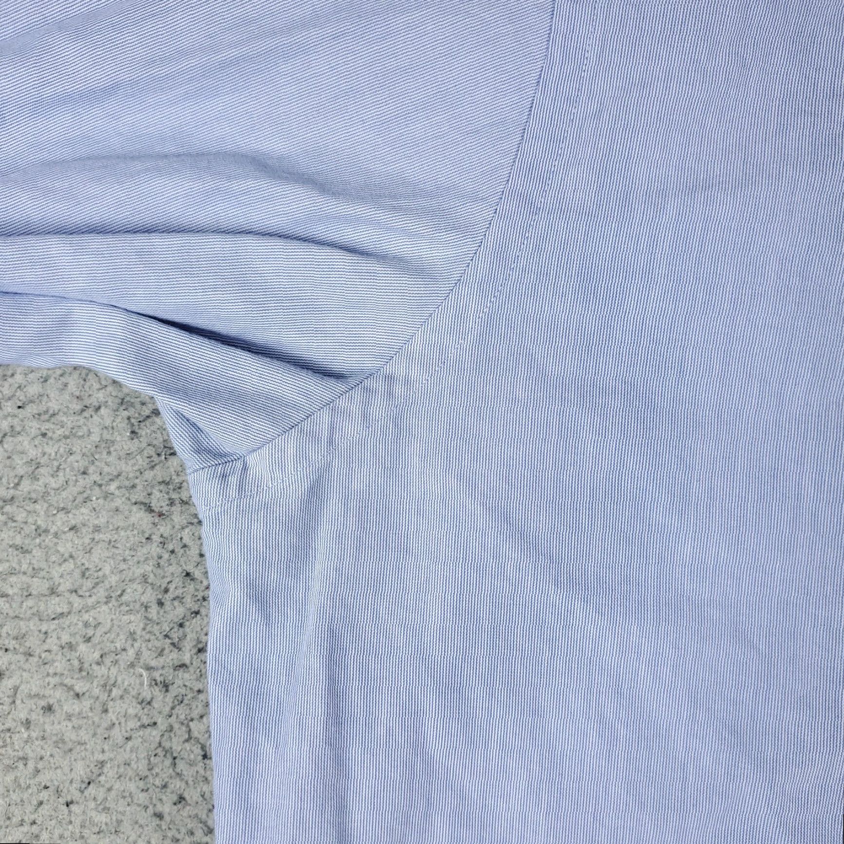 Tommy Hilfiger Tommy Hilfiger Dress Shirt Mens 16 Blue Long Sleeve Button Up Classic Size 42R - 3 Thumbnail