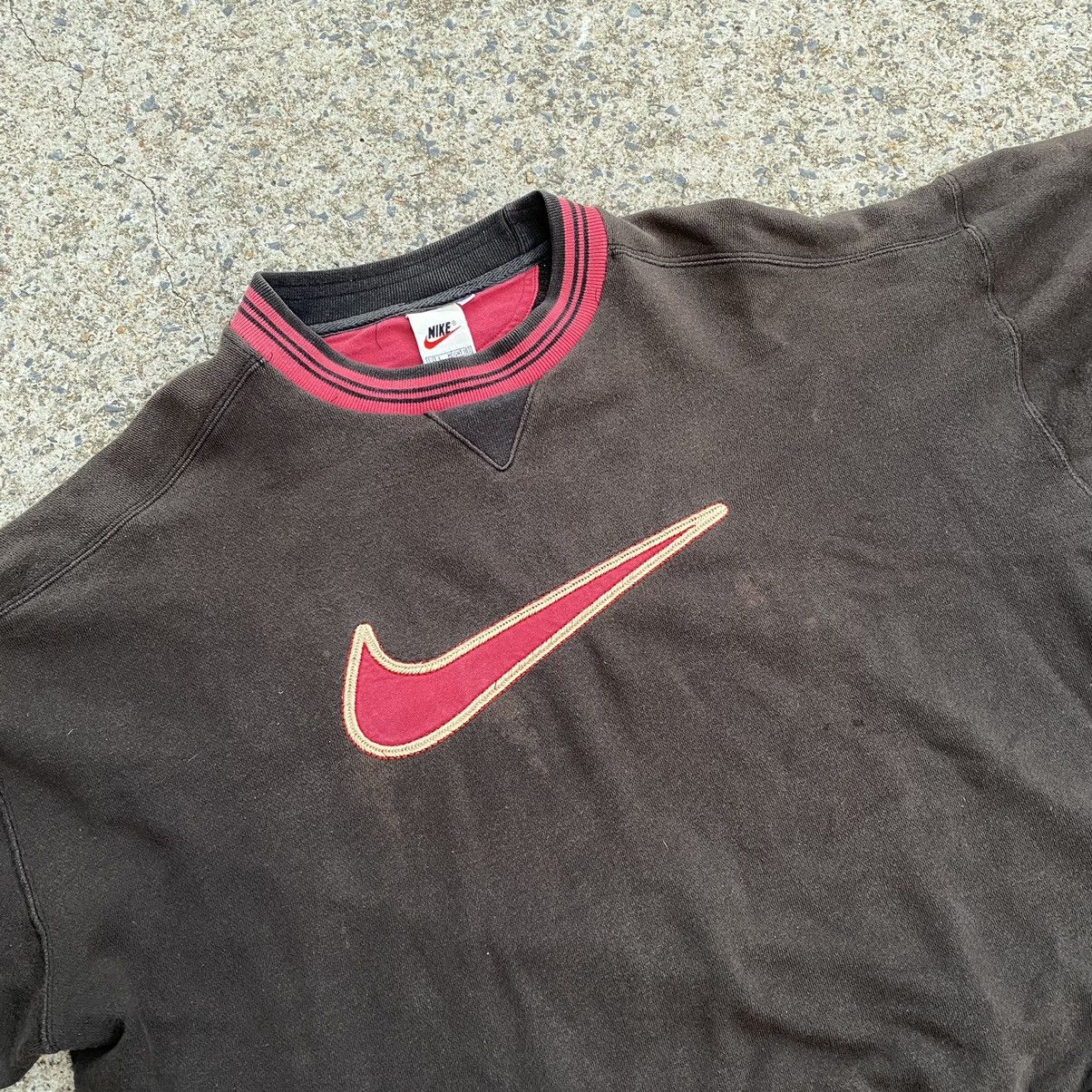 Nike Vintage Nike Swoosh 90s Sweatshirt Crewneck Sweater | Grailed