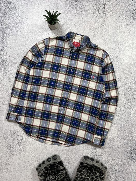 Supreme Supreme Tartan Flannel Shirt | Grailed