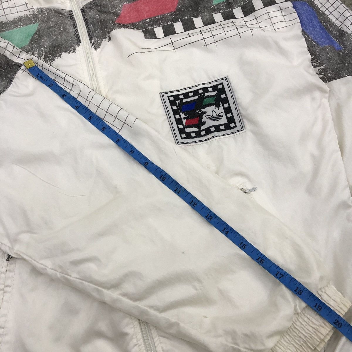 Adidas × Vintage Vintage 90s Adidas Zipper Windbreaker Size US L / EU 52-54 / 3 - 17 Thumbnail