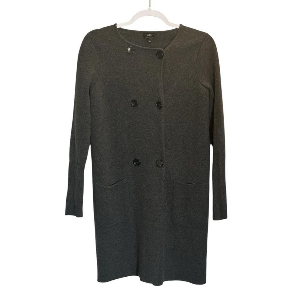Designer Talbots Merino wool double buttoned down sweater. Large Size L / US 10 / IT 46 - 1 Thumbnail