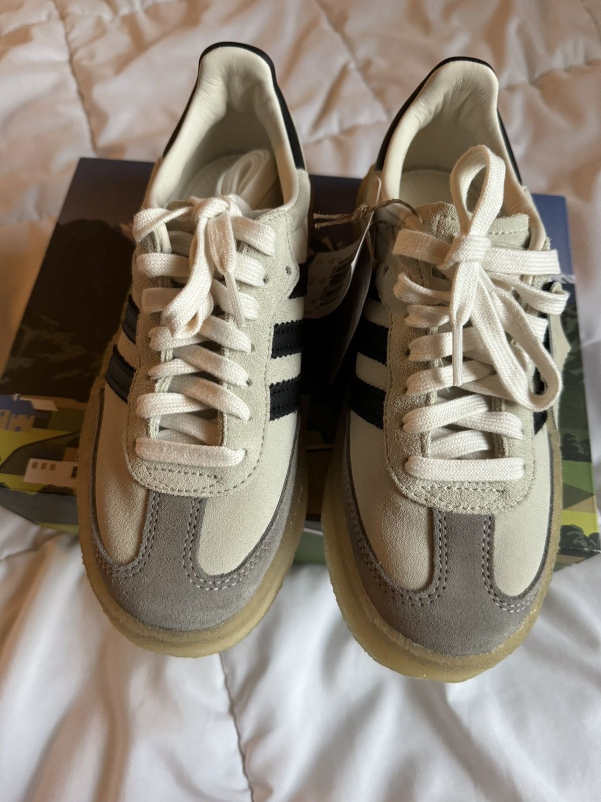 adidas gazelle silver green womens Kith x Clarks x Adidas 8th Street Samba "Kithmas Multi"  SneakersClinic