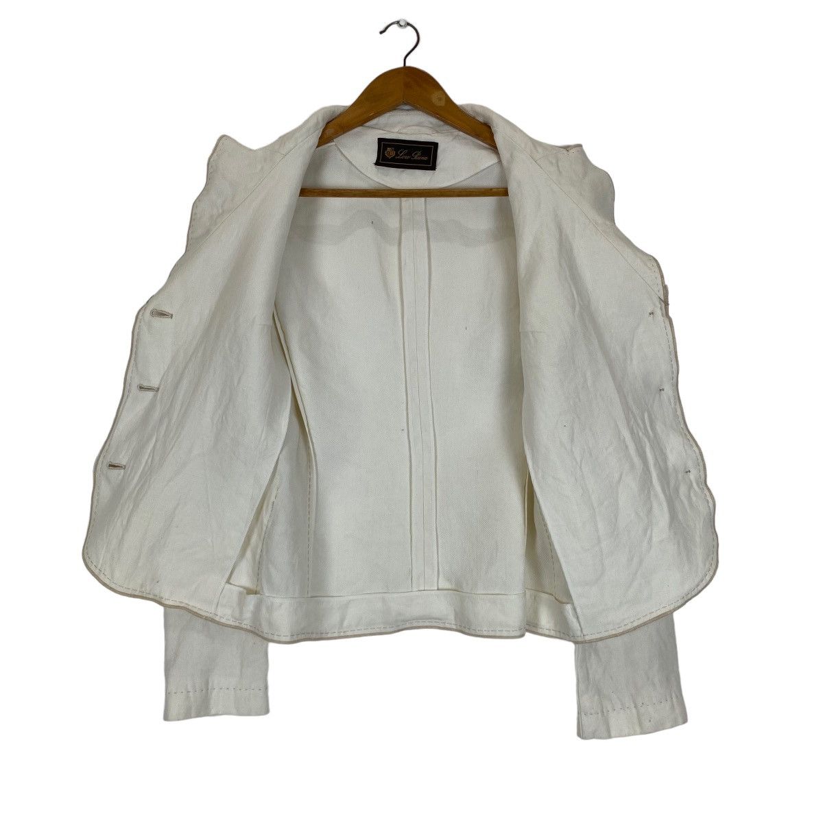 Loro Piana Nice design Loro Piana white women jacket Size S / US 4 / IT 40 - 11 Thumbnail