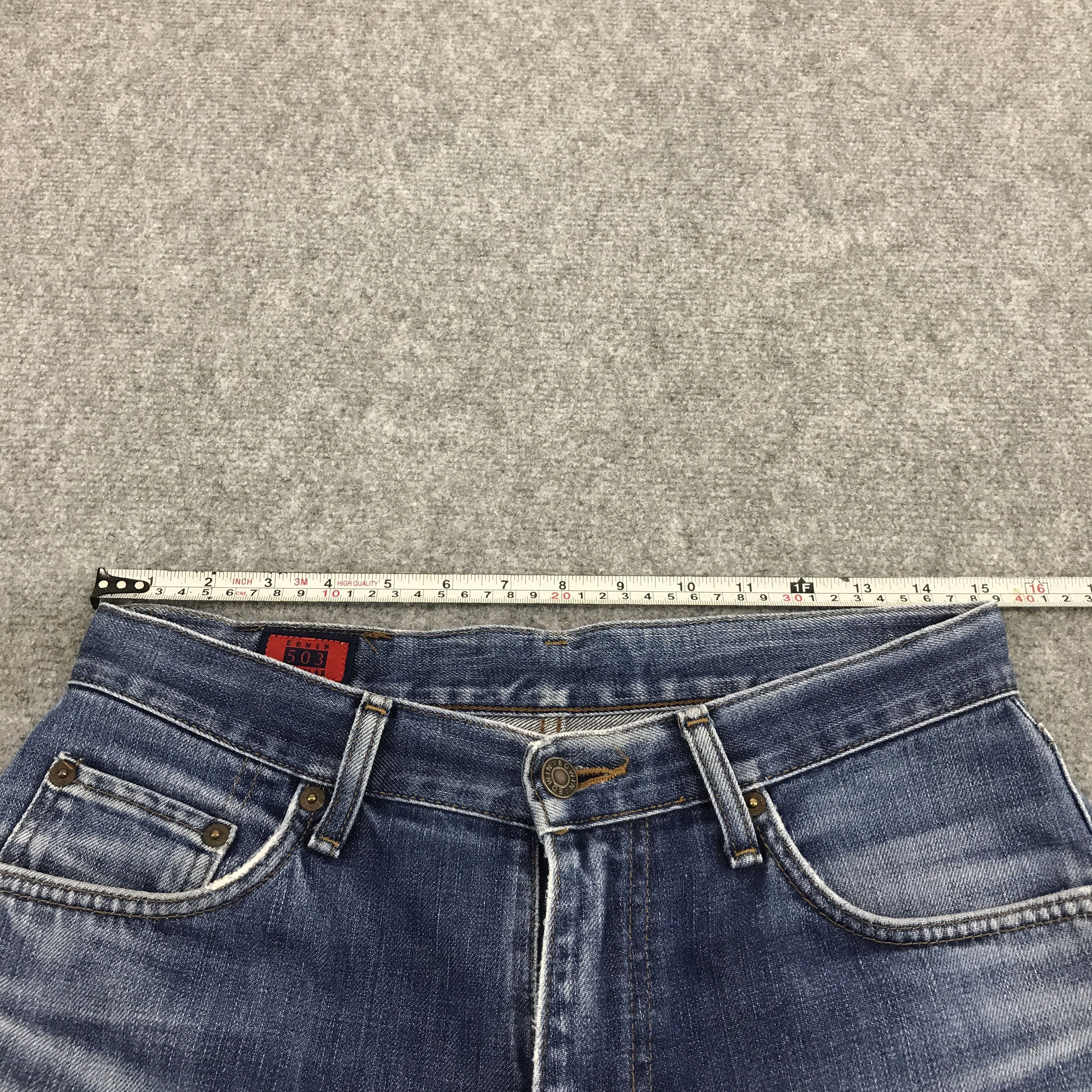 Edwin × Japanese Brand PATCHWORK JAPAN STYLE EDWIN DENIM PANTS Size US 29 - 3 Thumbnail