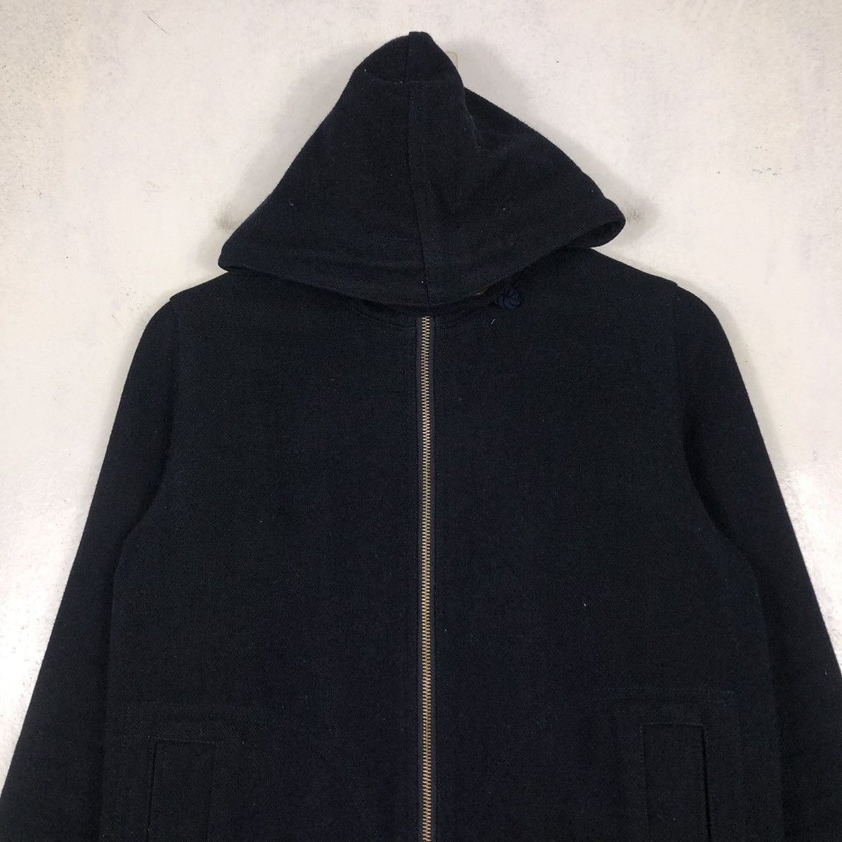 Japanese Brand 📌VINTAGE WOOL BIKER JACKET AUGMENT JAPAN ISSEY MIYAKE Size US S / EU 44-46 / 1 - 4 Thumbnail