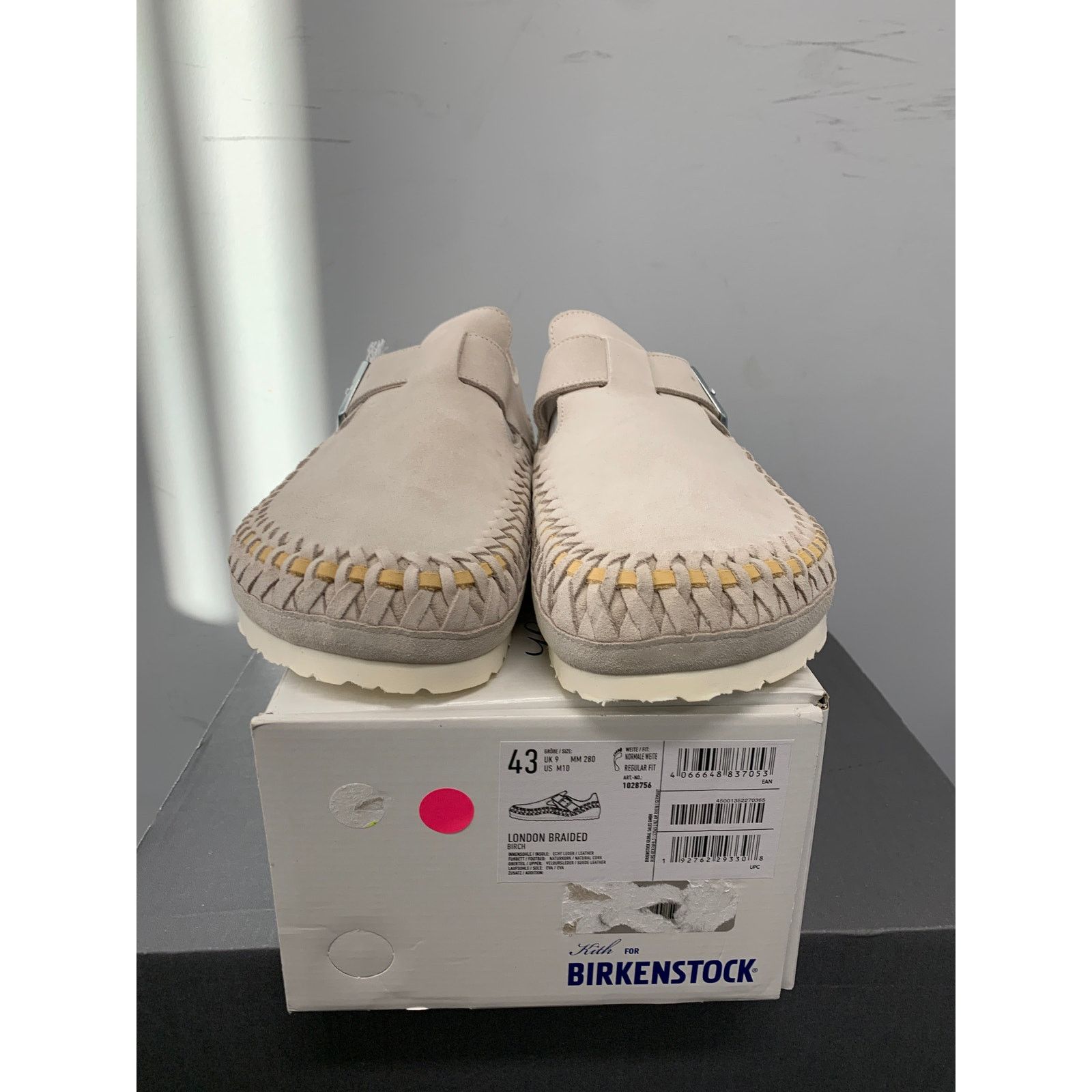 Birkenstock x Kith London Braided Birch Size 43 NEW