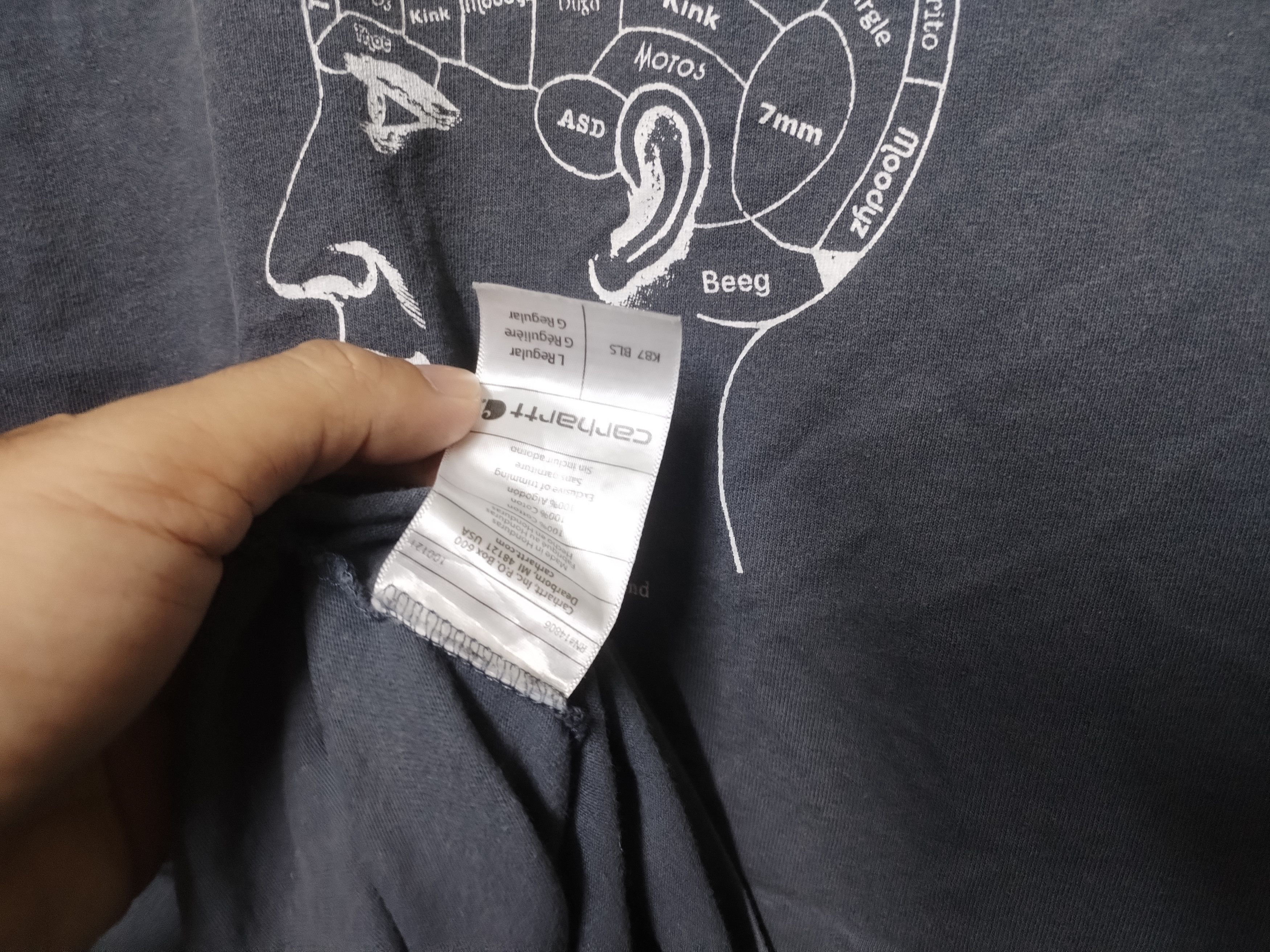 Carhartt × Carhartt Wip × Vintage TSHIRT CARHATT POCKET TEE Size US L / EU 52-54 / 3 - 5 Thumbnail